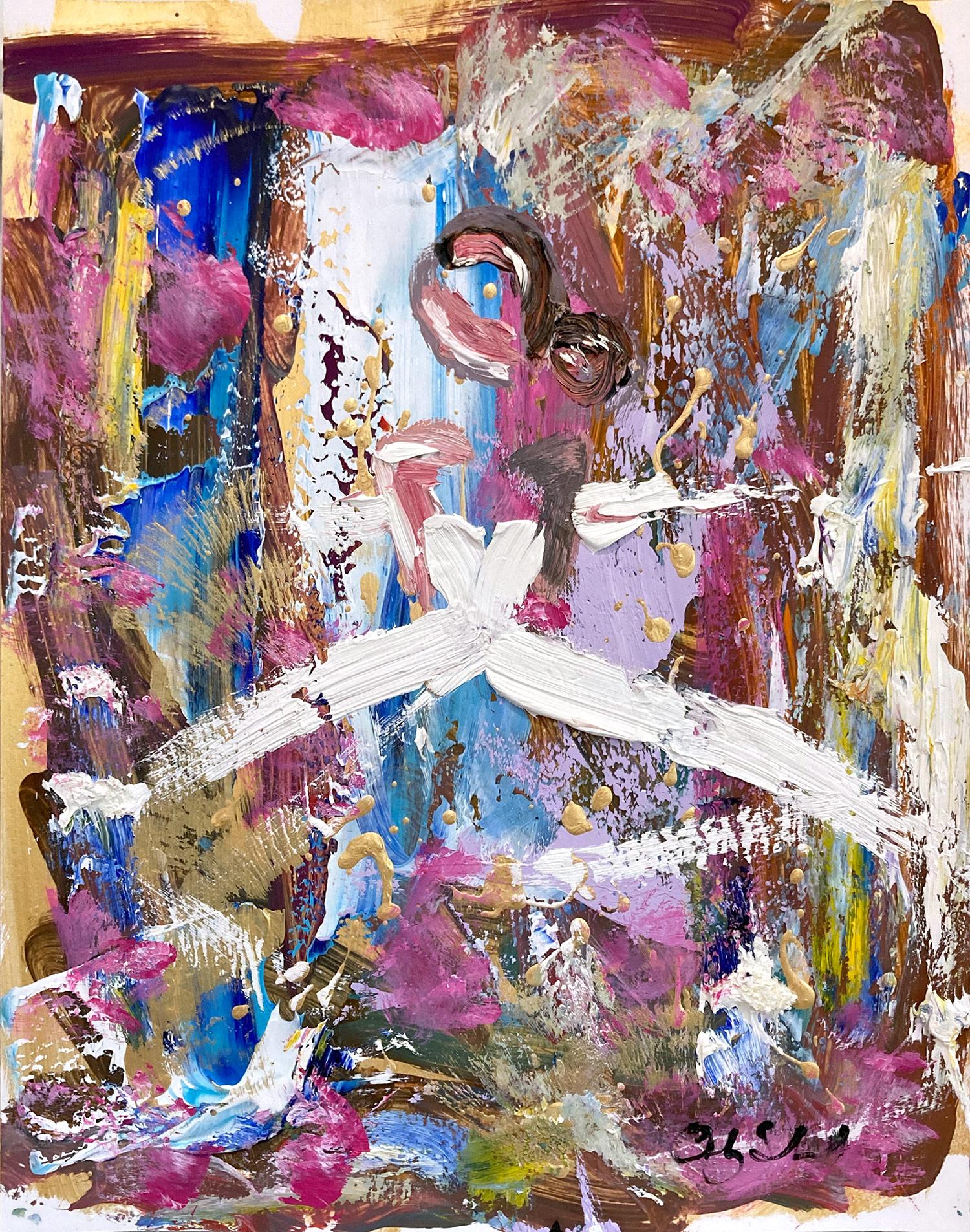 Figurative Painting di Cindy Shaoul - "Vogue - Christine Dior Spring 2024" French Haute Couture Oil Painting on Paper