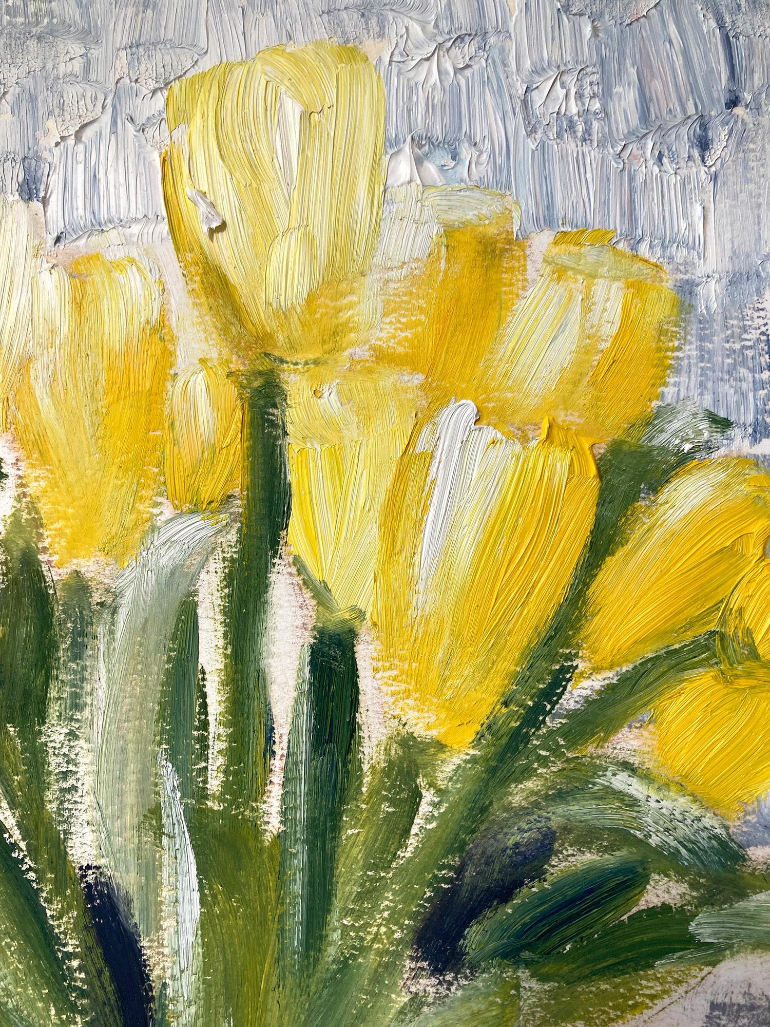 abstract tulip paintings