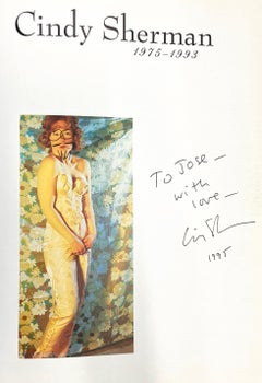 Signed Cindy Sherman artist monograph (Cindy Sherman 1975-1993) 
