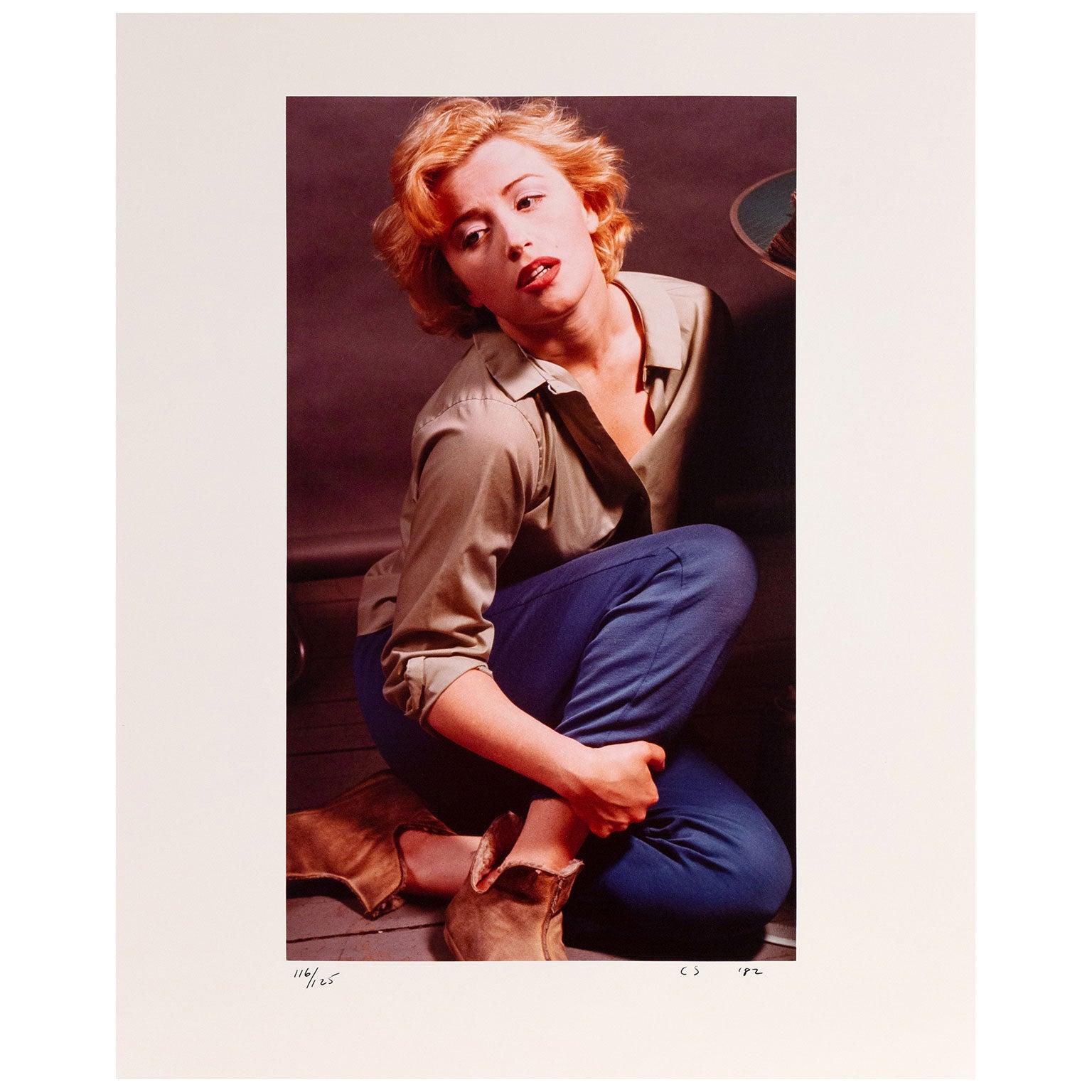 how is cindy sherman's untitled self-portrait of marilyn monroe characteristic of deconstruction
