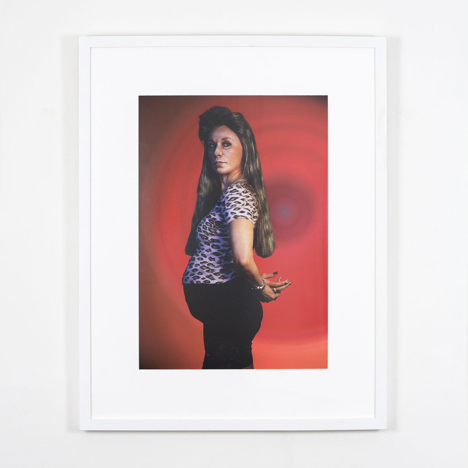 Untitled (Pregnant Woman), Signed Limited Edition Color Coupler Print  - Photograph by Cindy Sherman