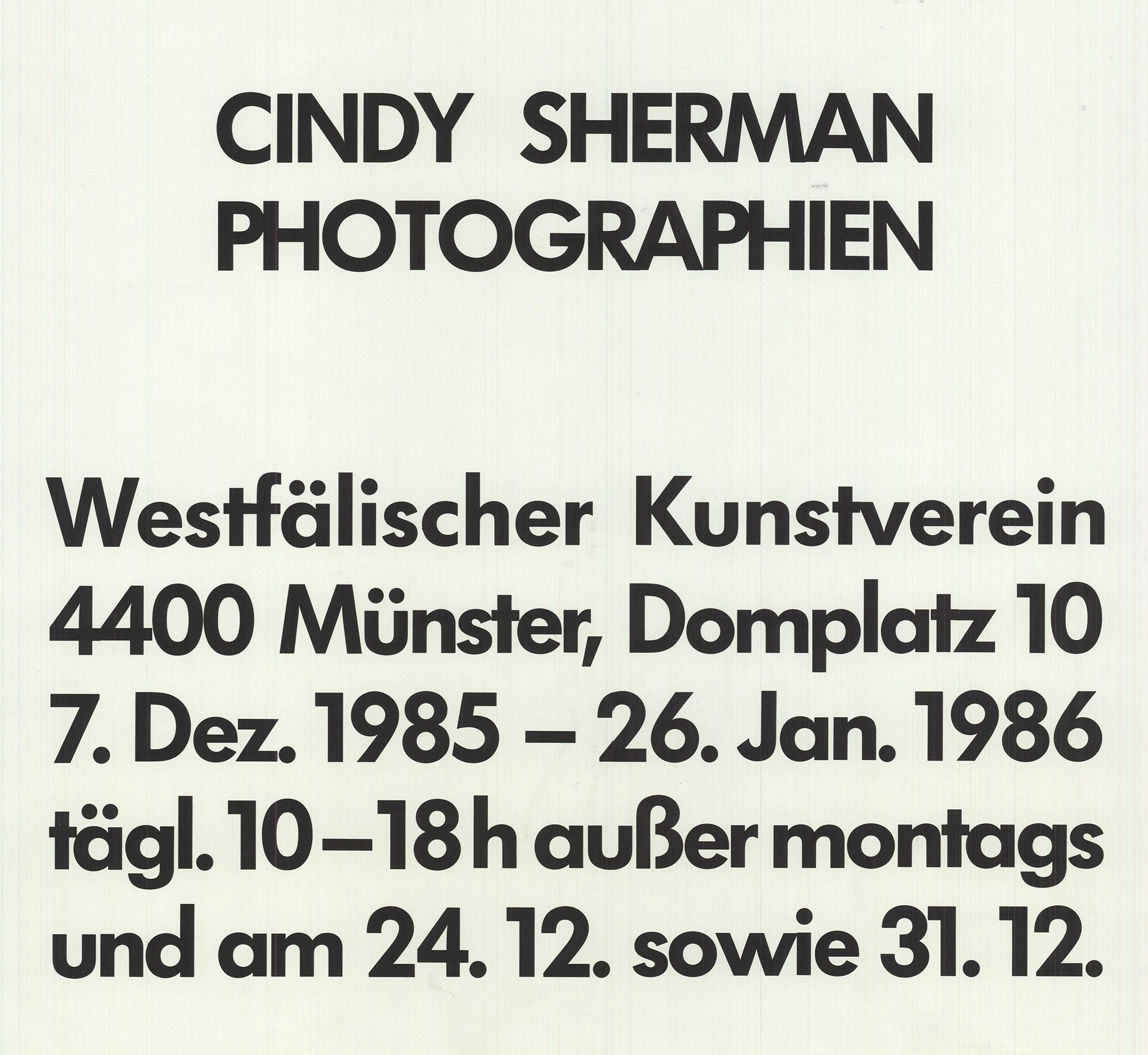 1985 Cindy Sherman 'Cindy Sherman Photographs'  For Sale 1