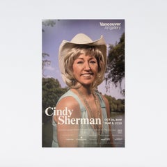 Cindy Sherman, 2019 Vancouver Art Gallery Exhibition Poster, Cowgirl, Western