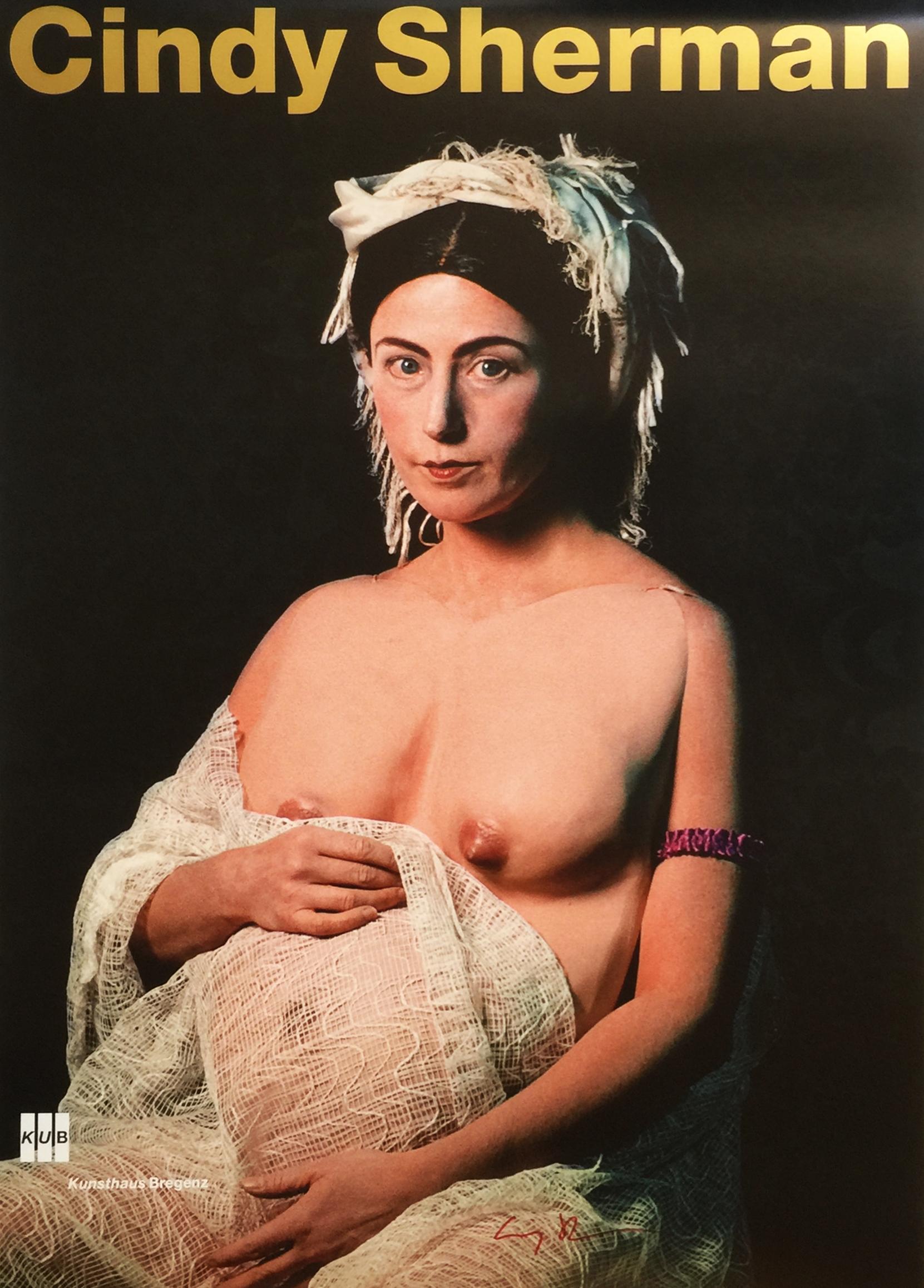 Cindy Sherman
Limited Edition Offset Lithograph on 200g Profisilk paper
33 × 23 1/4 inches
Edition of 200 
Limited Edition Offset Lithograph on 200g Profisilk paper
Hand signed in red marker on the front.  Unnumbered from the limited edition of
