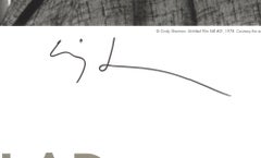 Cindy Sherman 'Hasselblad Center' HAND SIGNED 2000