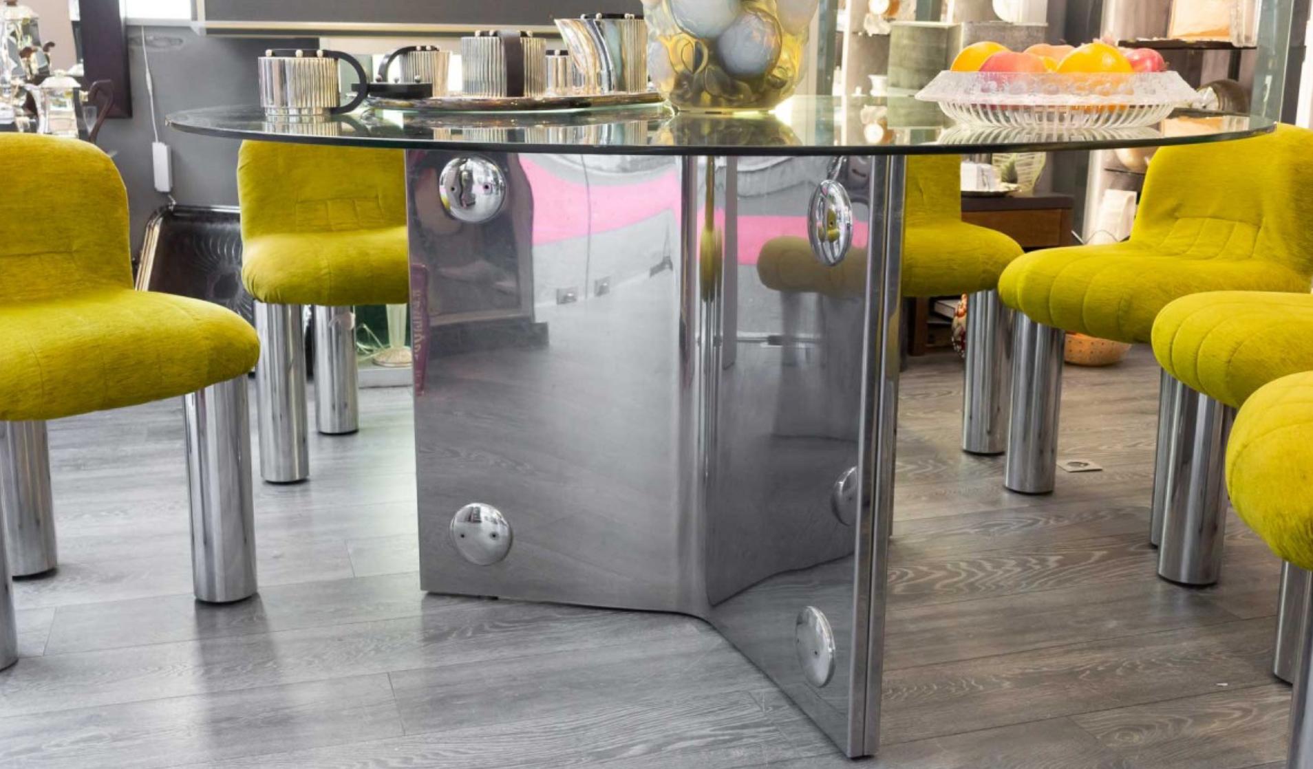 Fin du 20e siècle Table de salle à manger Cine Boeri 1970 en vente