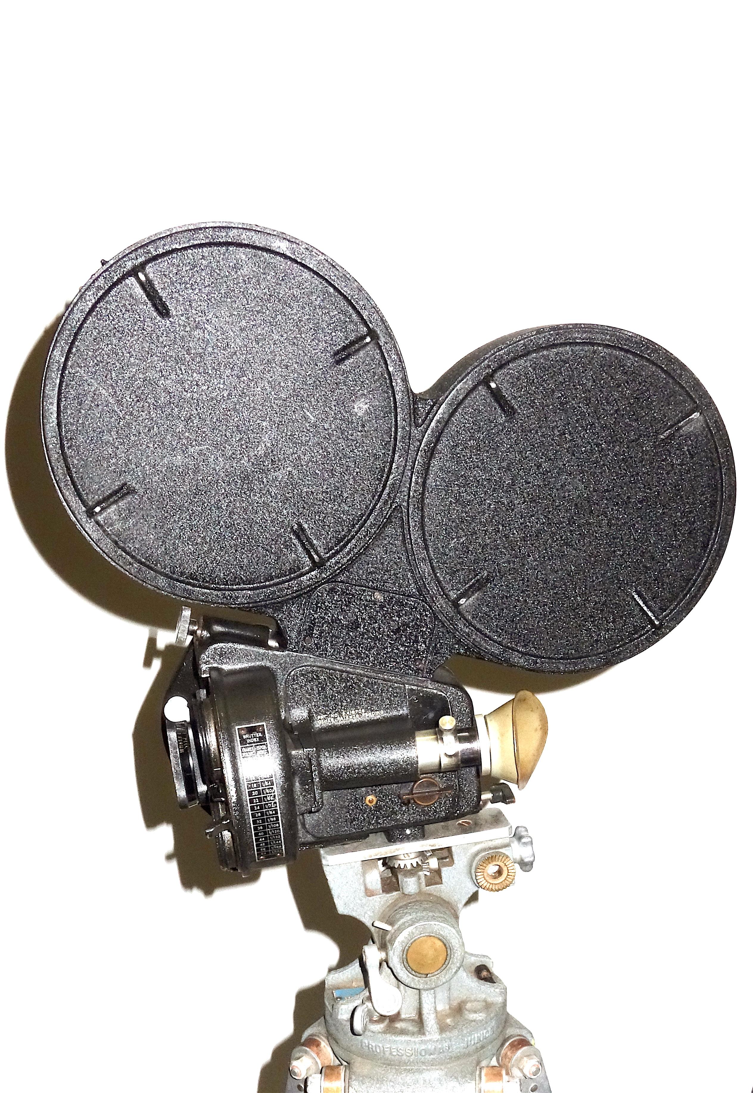 American CineFlex 35mm Movie Camera WW-II Designed Combat Camera, Pristine Time Warp Unit For Sale