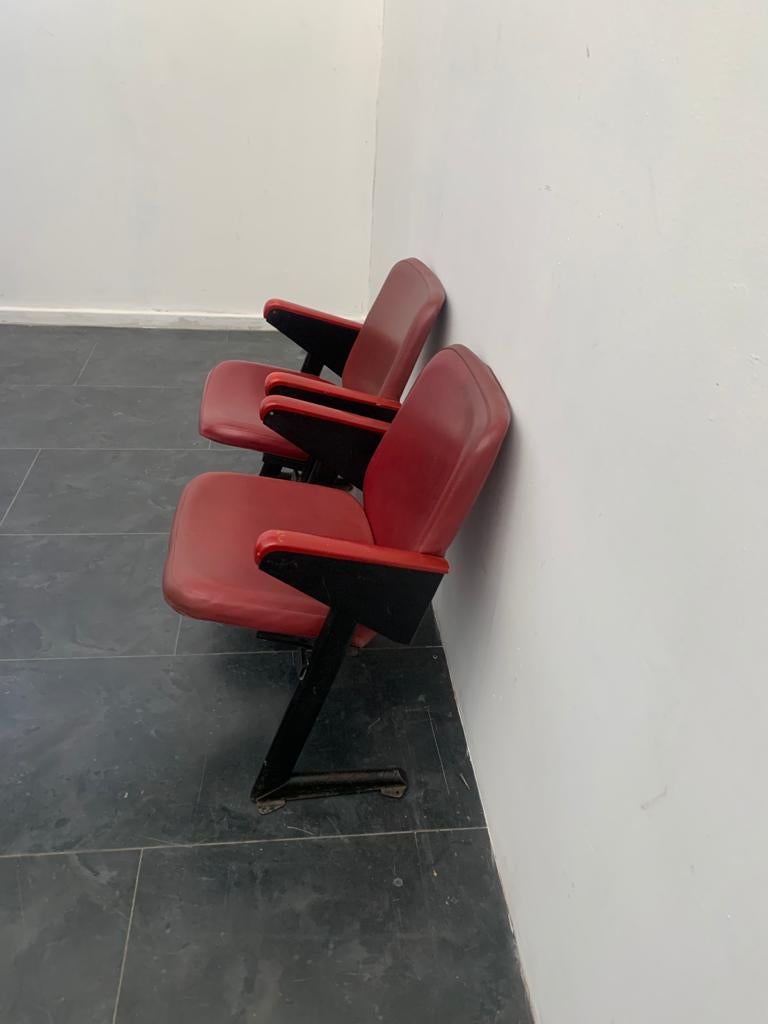 Italiano Sedie da cinema di RIMA, anni '70, Set di 2 in vendita