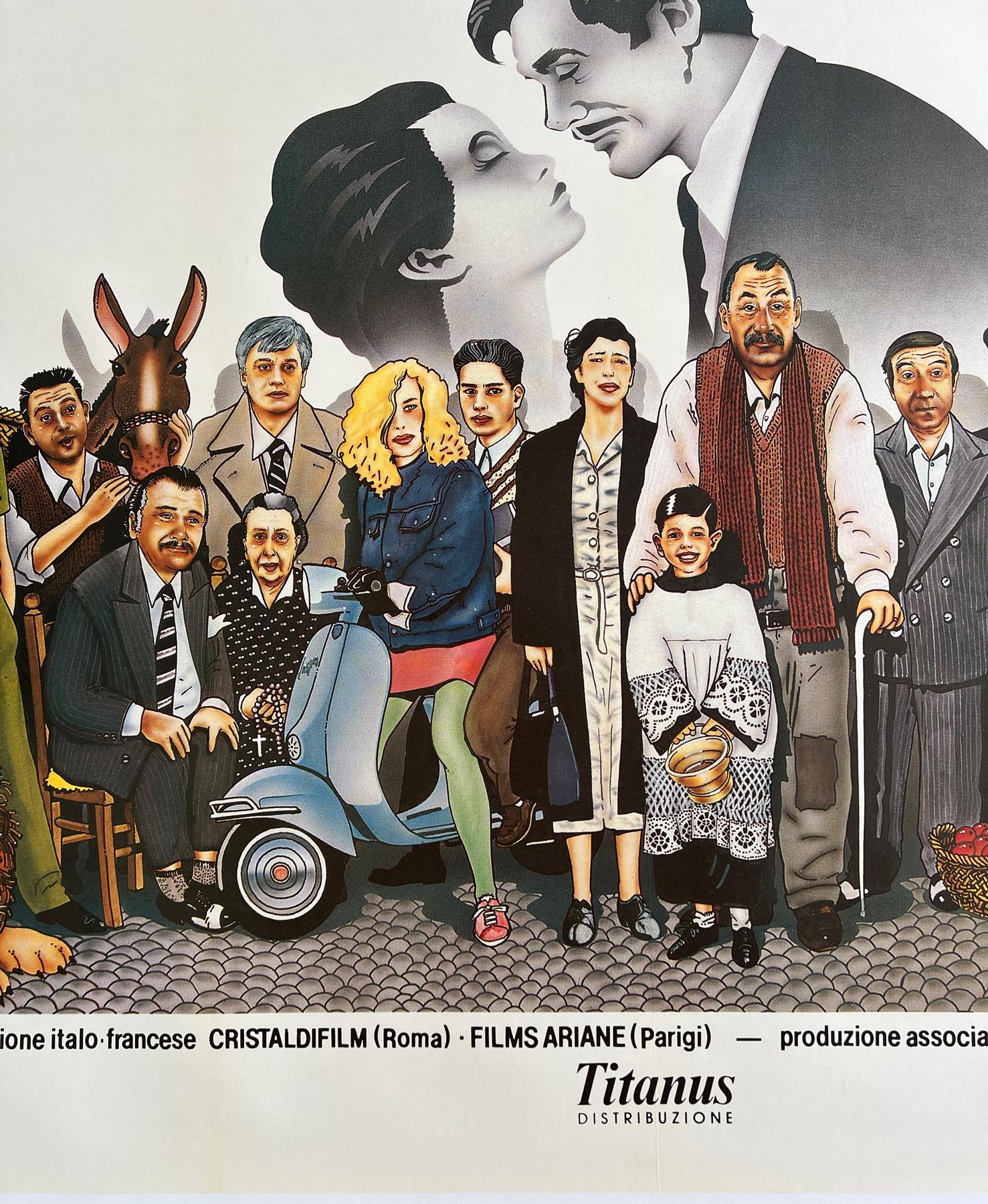 Cinema Paradiso 1989 Italian 4 Foglio Film Movie Poster, Cecchini In Excellent Condition For Sale In Bath, Somerset