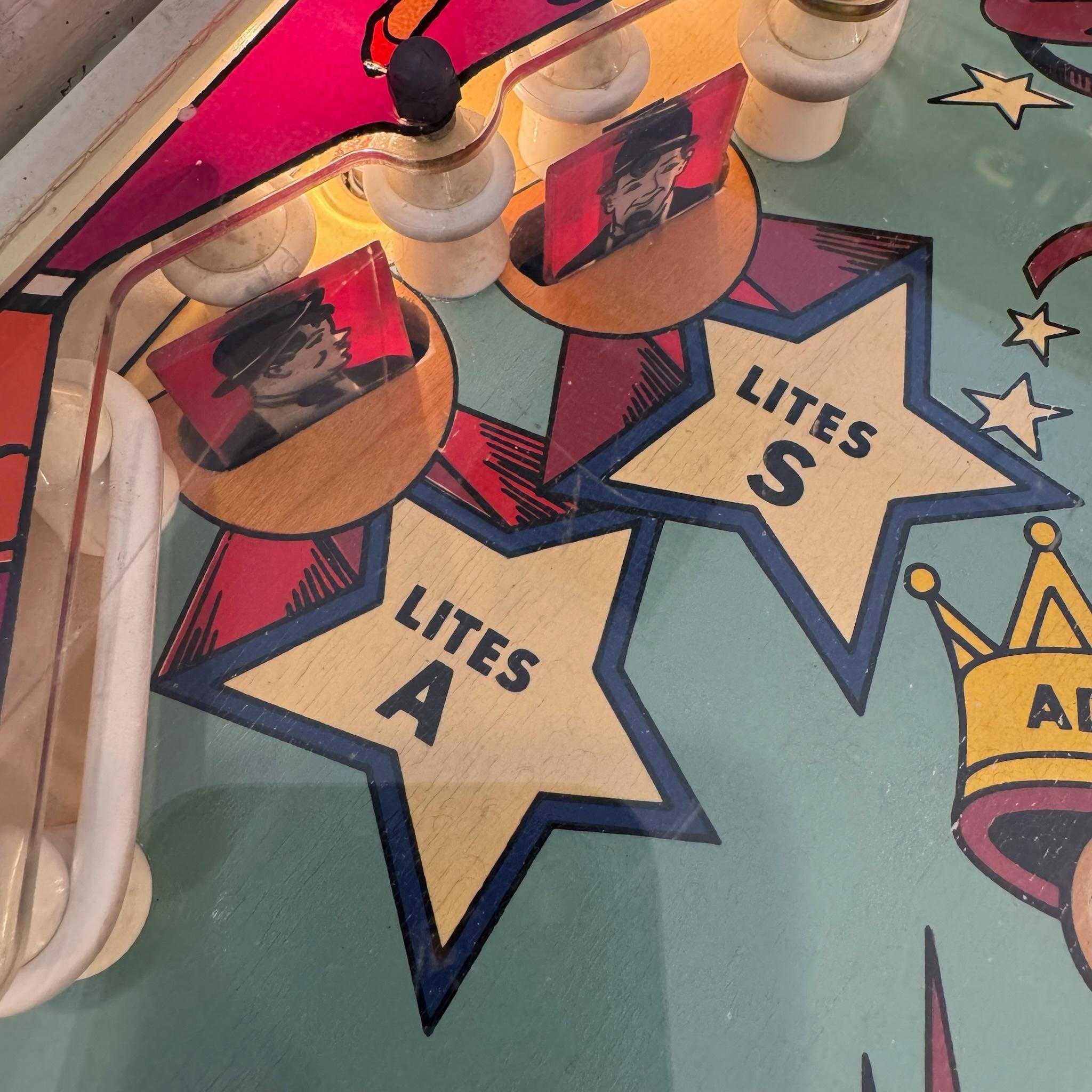 Juego de Arcade Cinema Pinball, 1976 EE.UU. Metal en venta