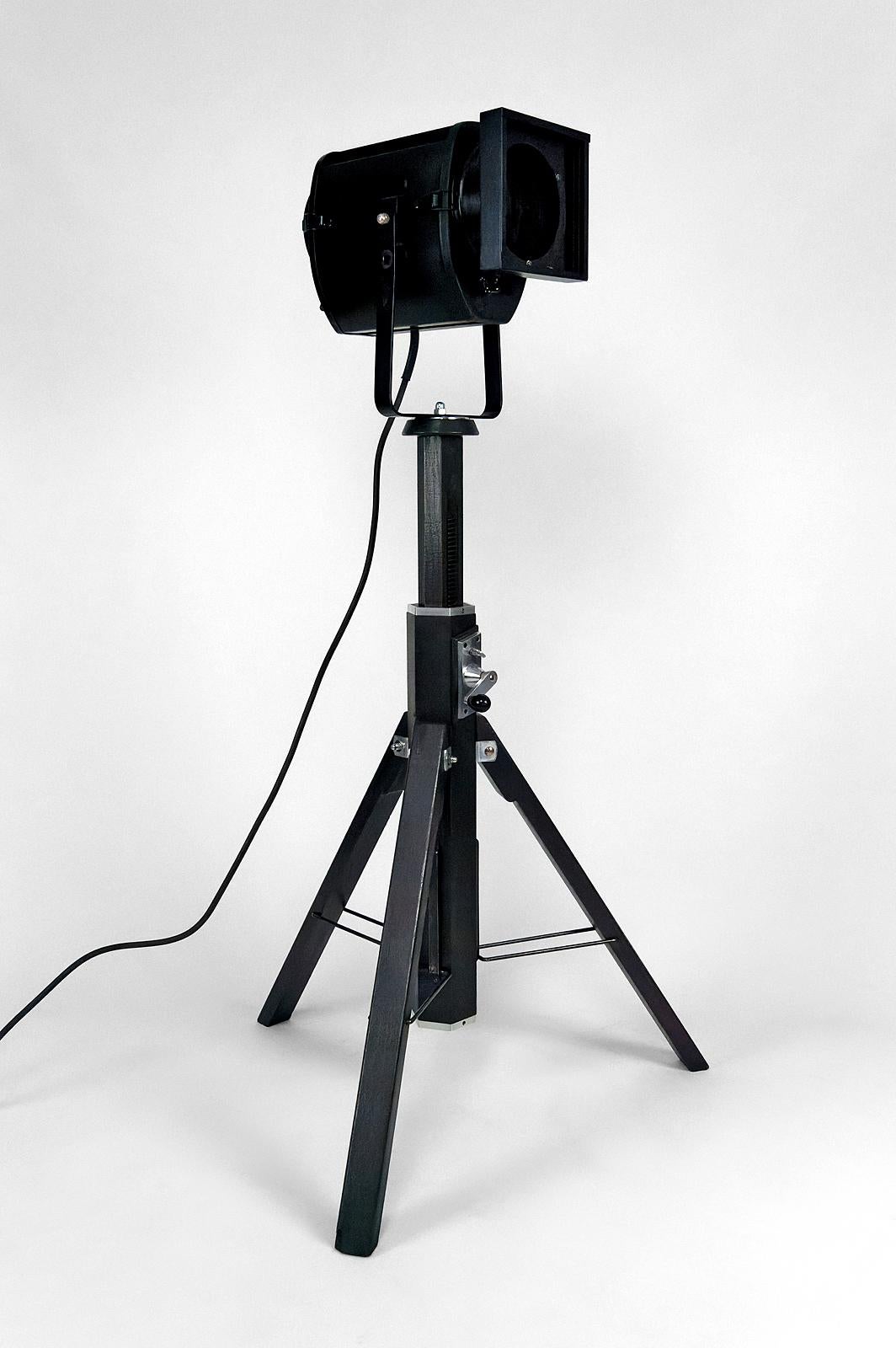 Metal Cinema projector / lamp / spotlight, France, circa 1940 For Sale