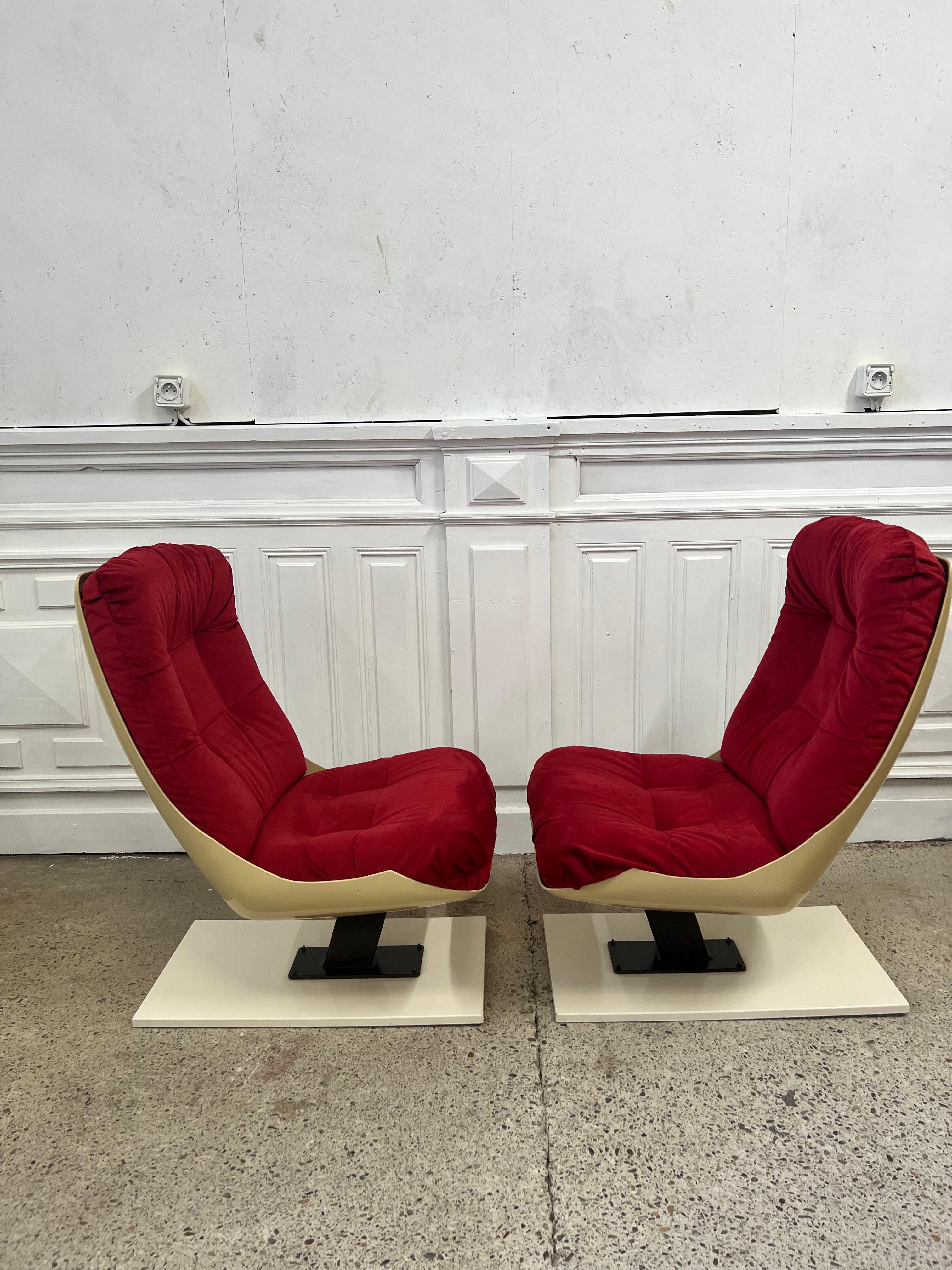 Cinema Seats in Polyester Shell, 1970s 5