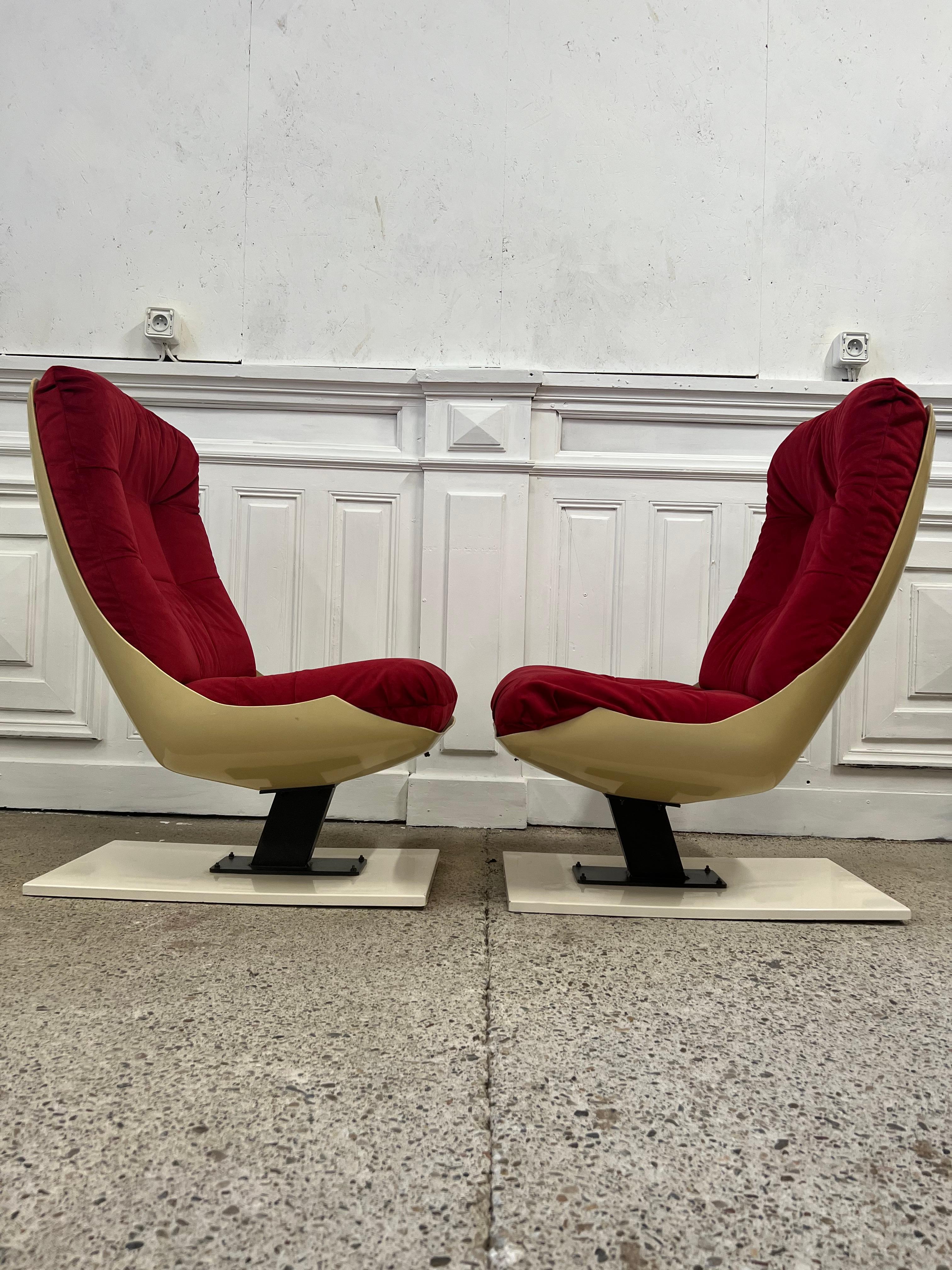 Cinema Seats in Polyester Shell, 1970s 6