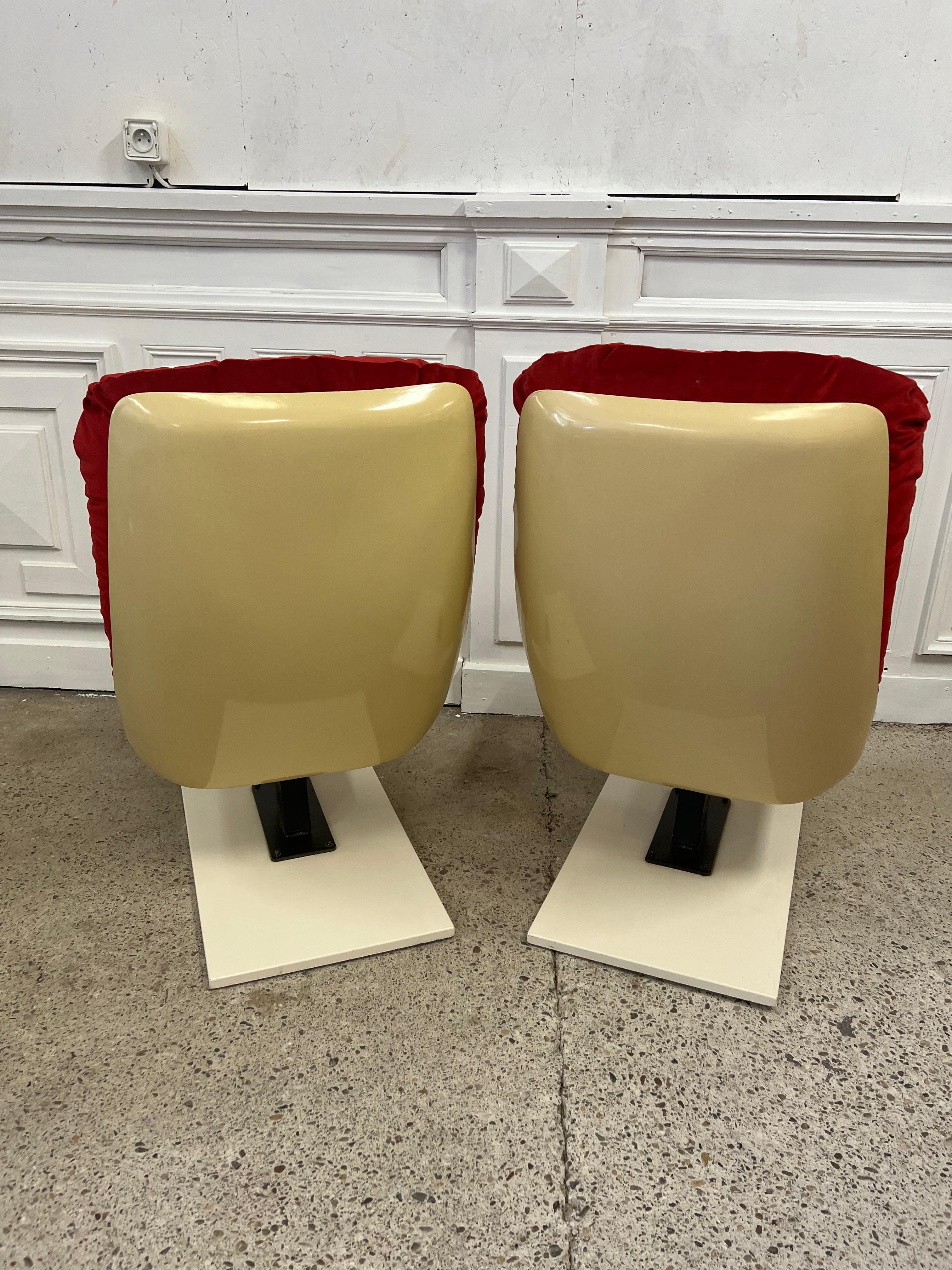 Cinema Seats in Polyester Shell, 1970s 7
