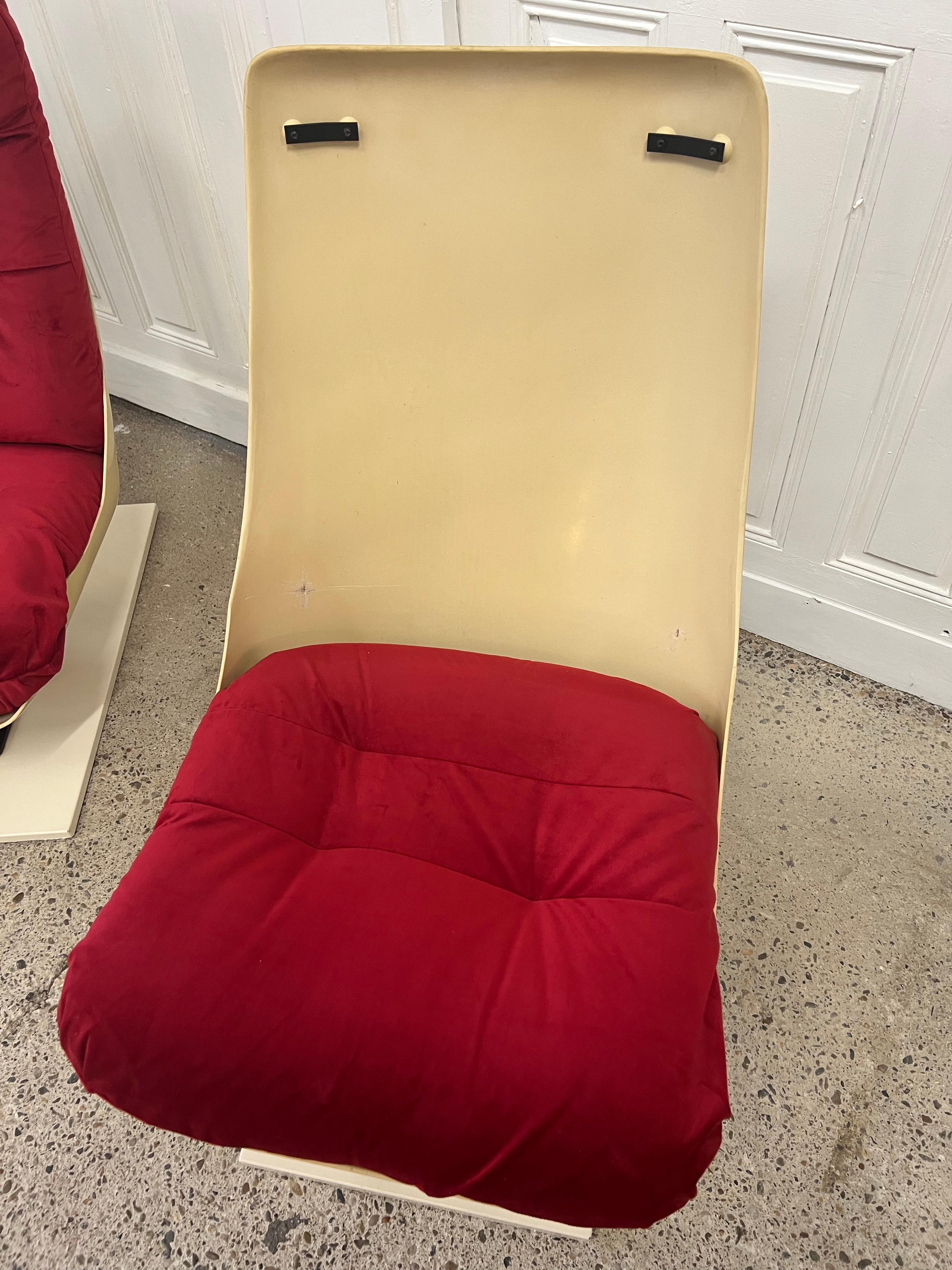 Cinema Seats in Polyester Shell, 1970s 1