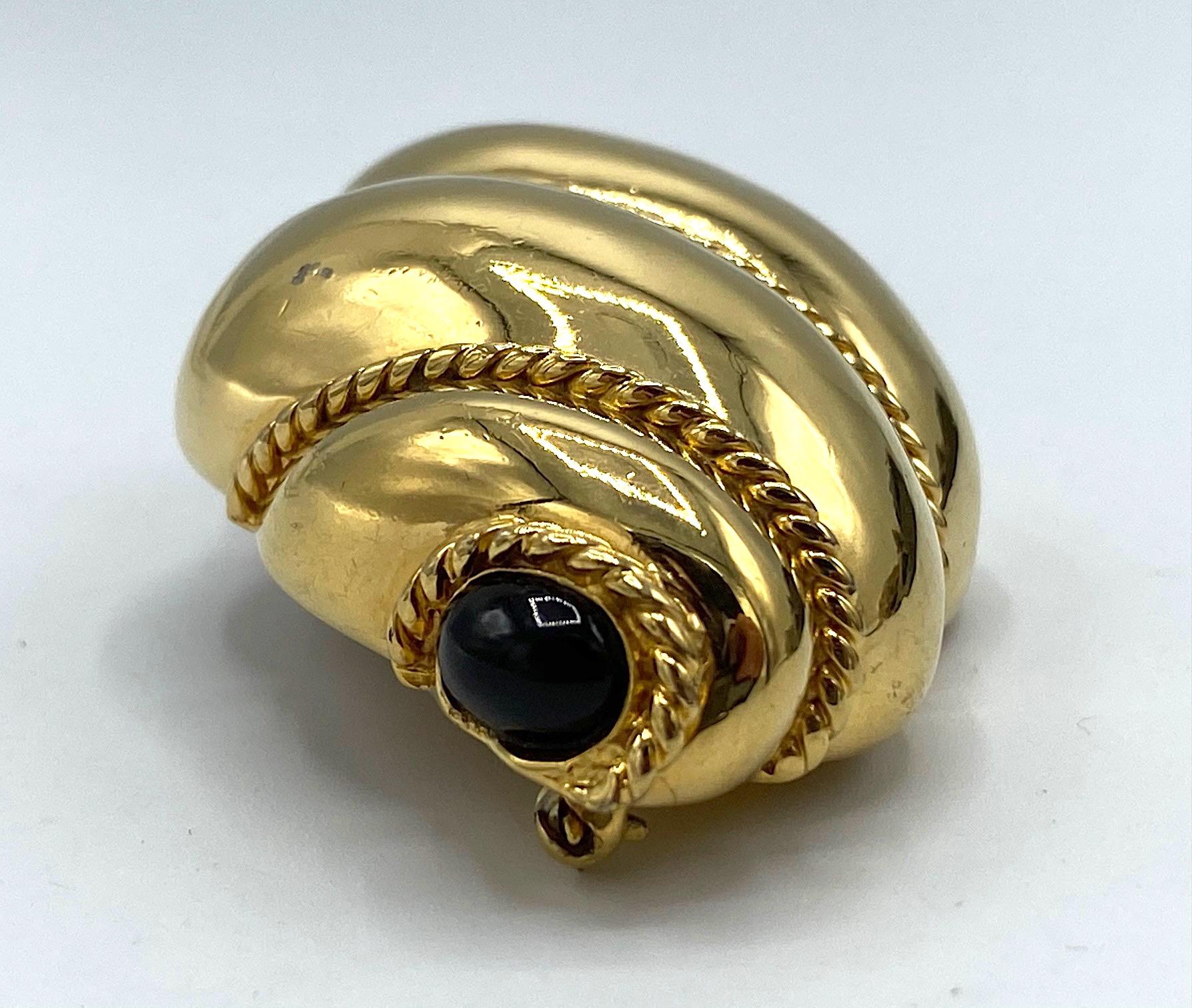 Ciner 1880s Gold Twist Brooch 2