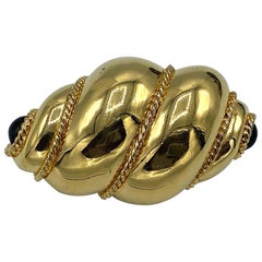 Ciner 1880s Gold Twist Brooch