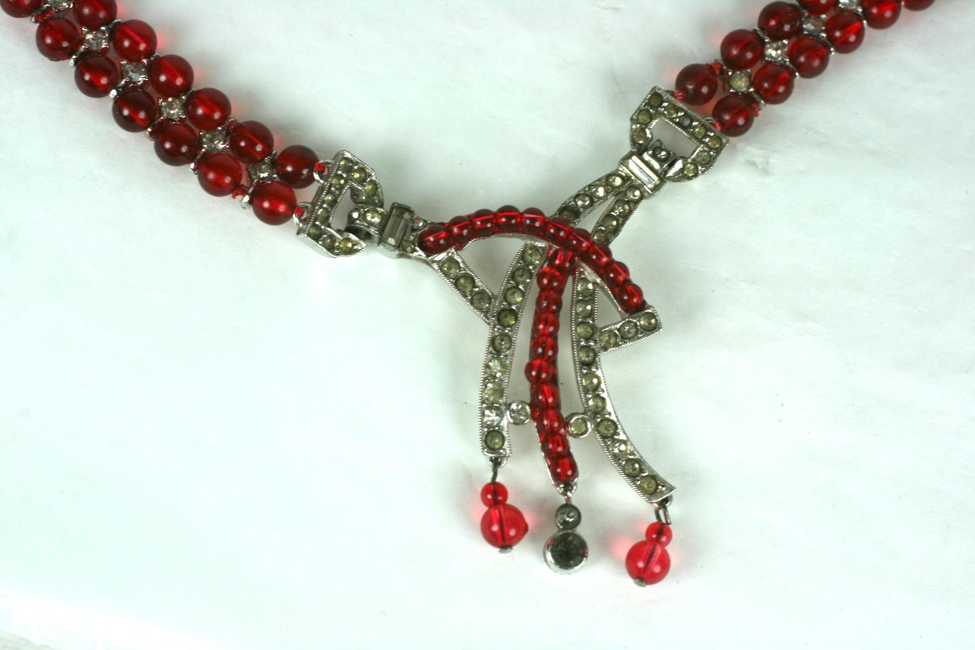 Collana Ciner Art Deco In condizioni ottime in vendita a New York, NY