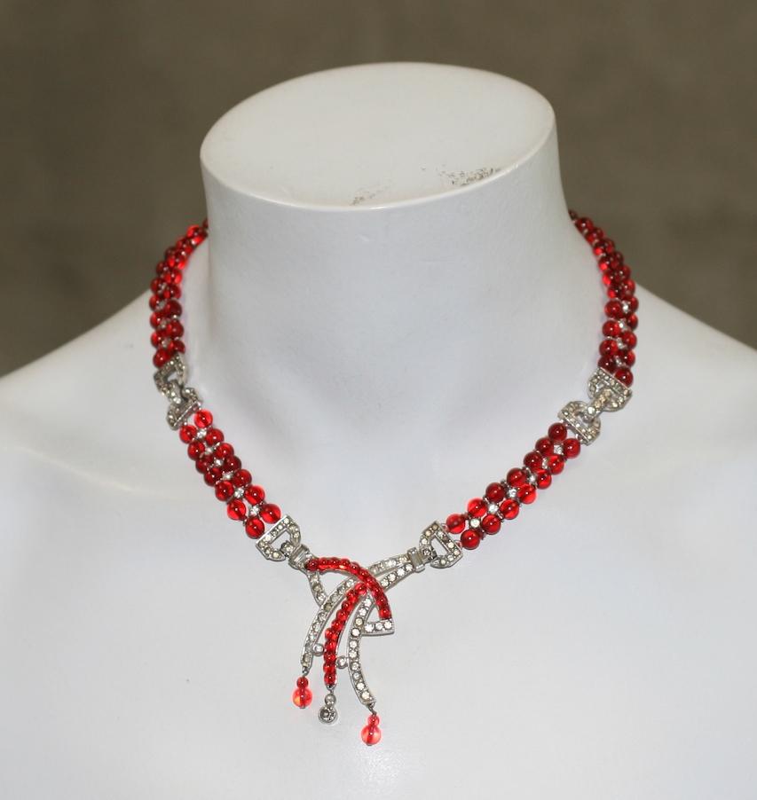 Collana Ciner Art Deco in vendita 4