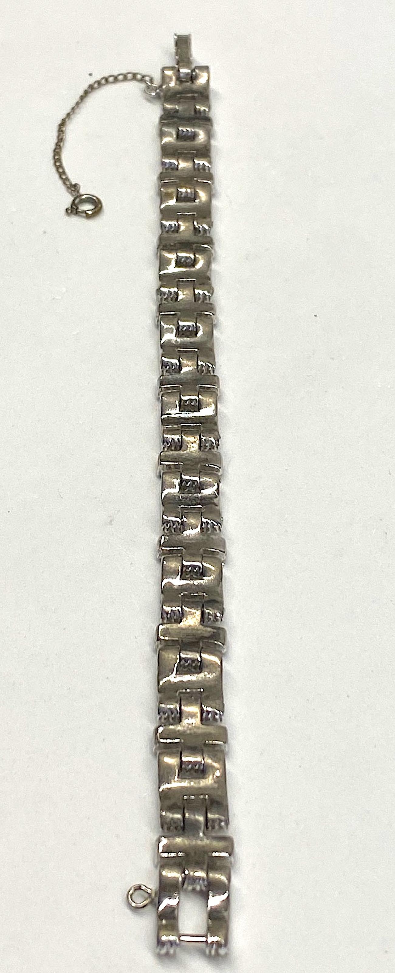 Ciner Art Deco Rhinestone Bracelet, circa 1930 4