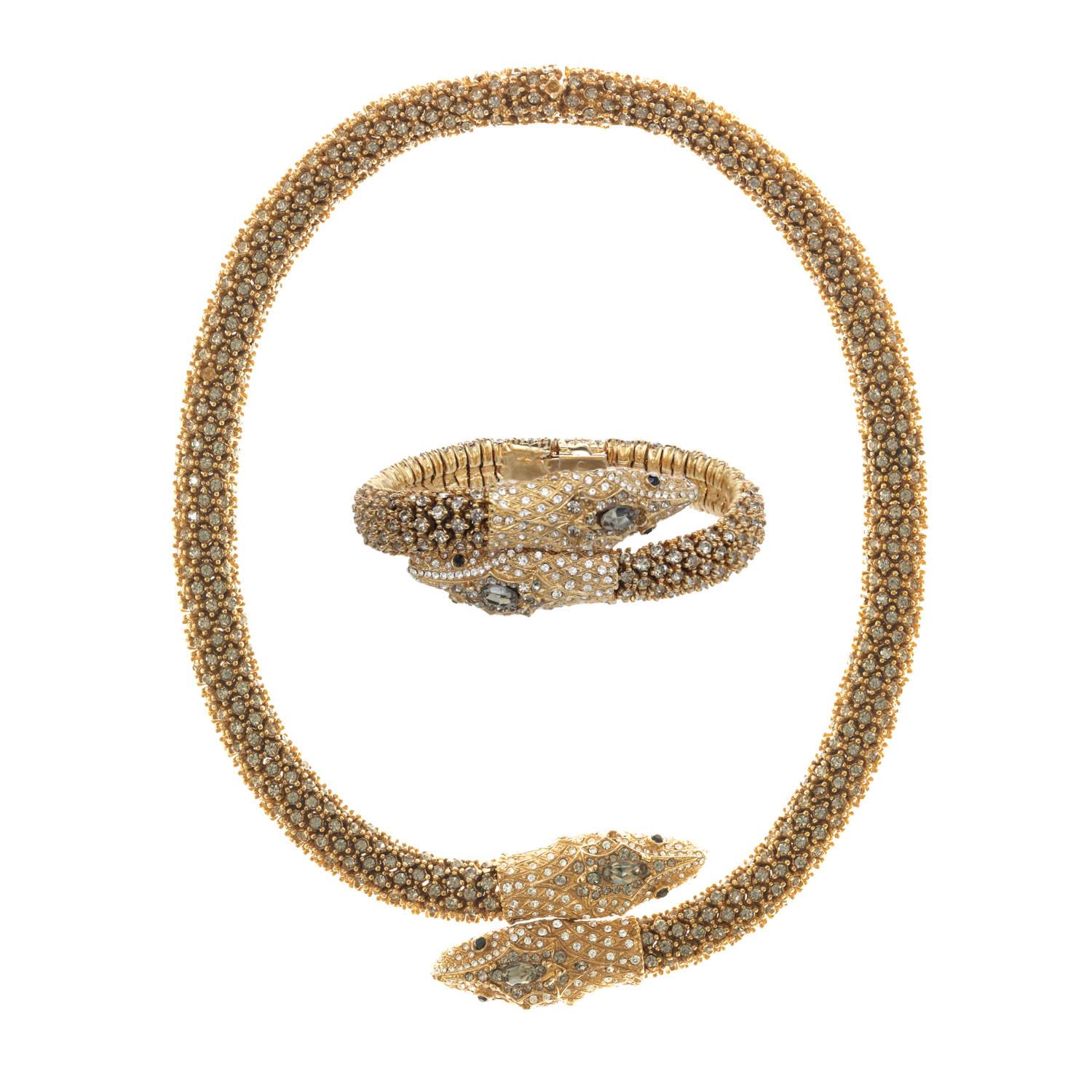CINER Black Diamond Snake Bracelet In New Condition For Sale In New York, NY