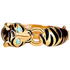 CINER Black Tiger Stripe Animal Bracelet 