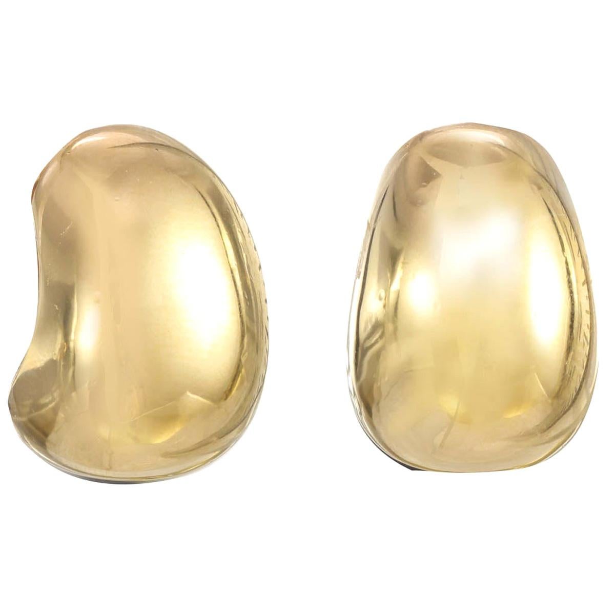 CINER Gold Dew Drop CLIP Earring For Sale