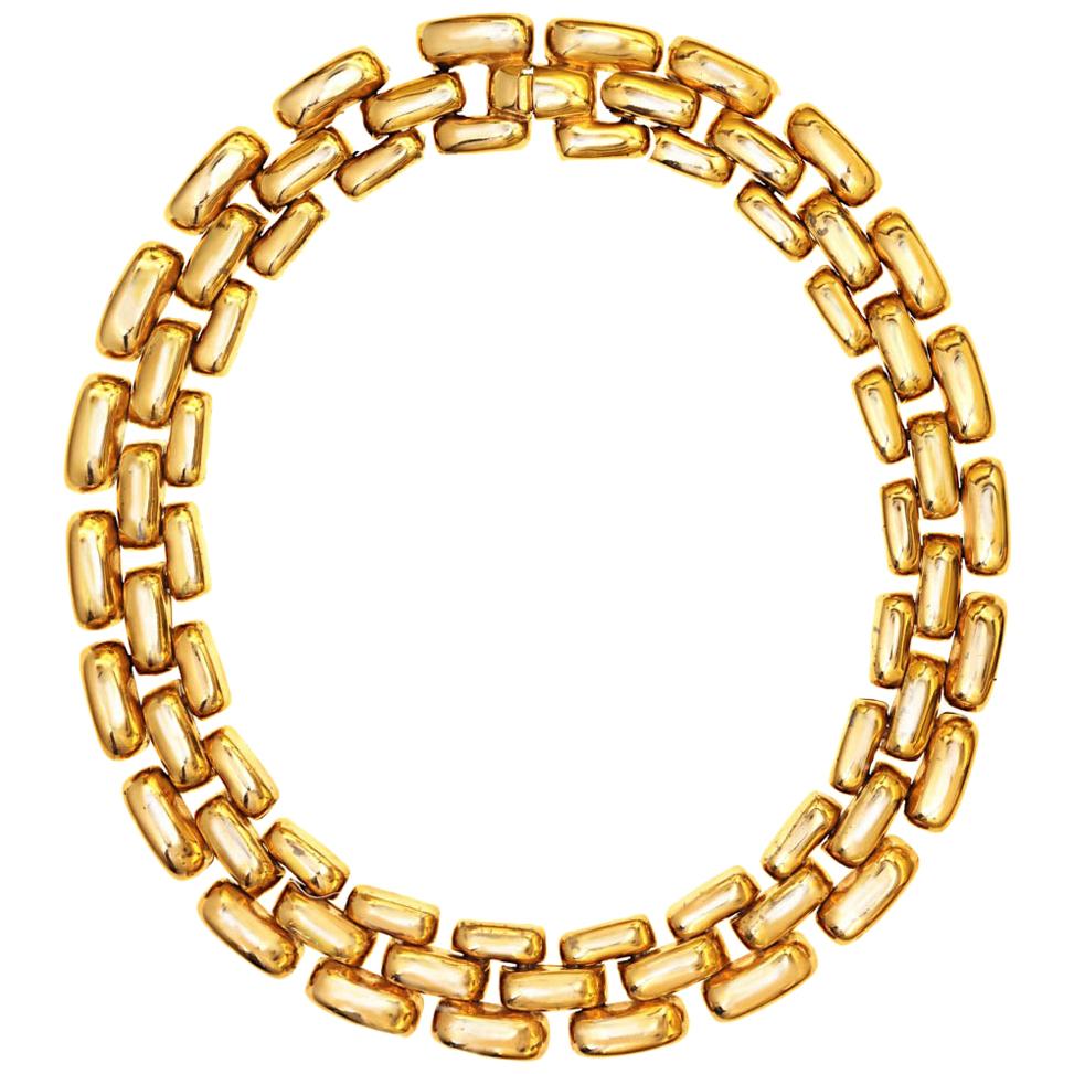 CINER Gold Subway Necklace For Sale