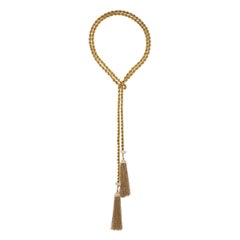 CINER Gold Tassel Necklace