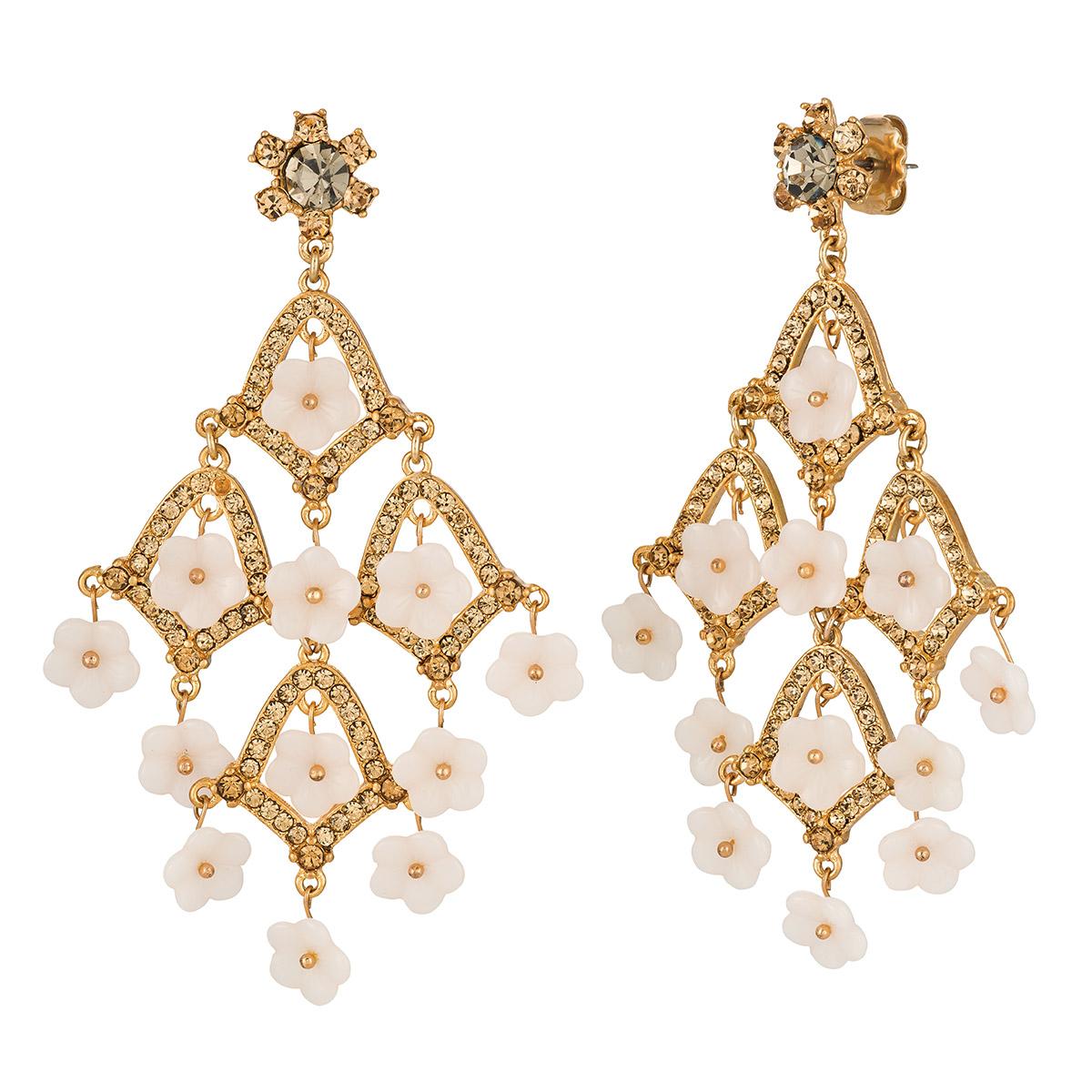 PLEASE NOTE: The pieces available are not vintage and are not reproductions.
CINER uses original models to produce our jewelry today. 
If you would like to custom order these earrings, please message us!

The perfect chandelier for every season,