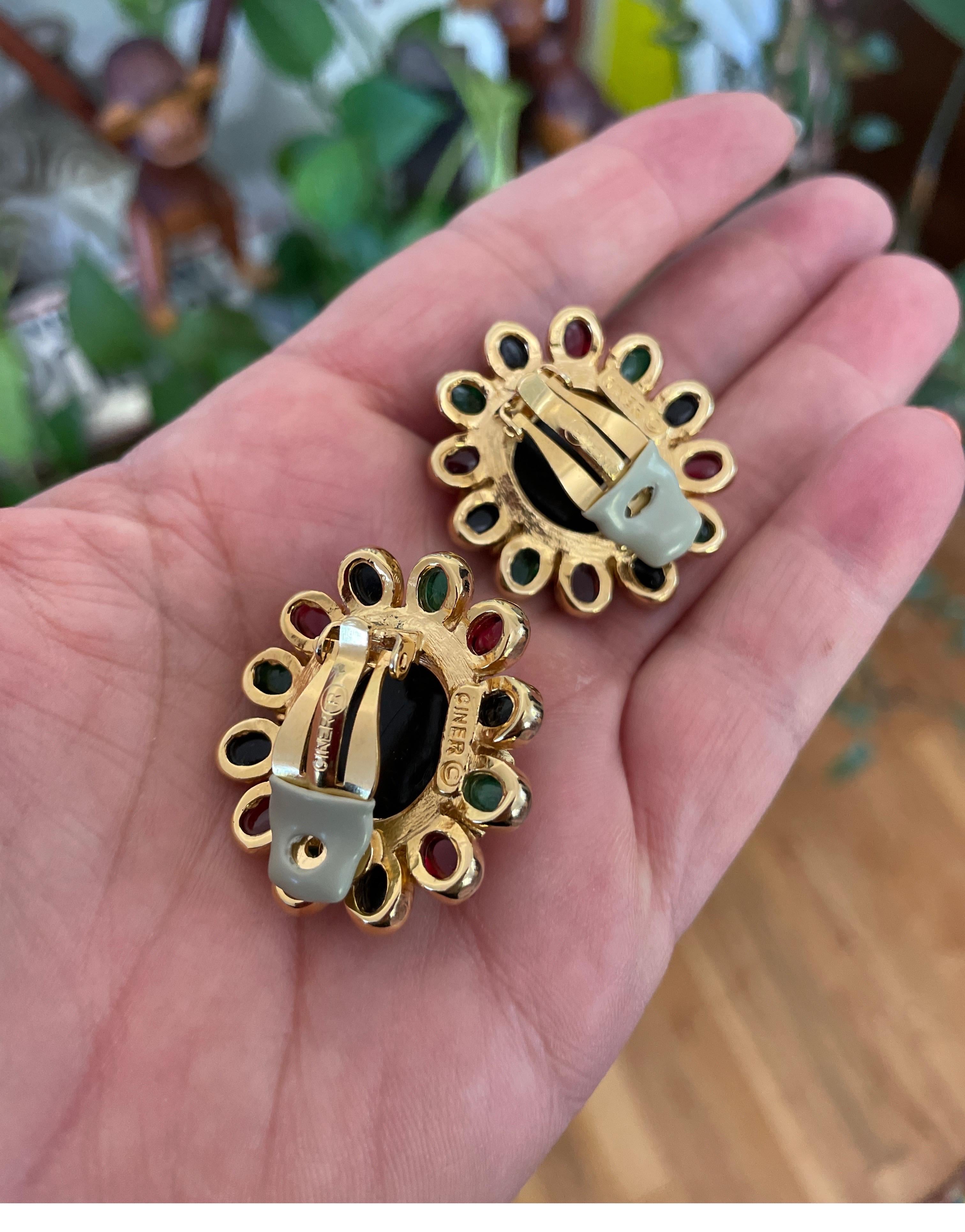 Ciner Boucles d'oreilles en cristal Swarovski, neuves, jamais portées, années 1980 Pour femmes en vente