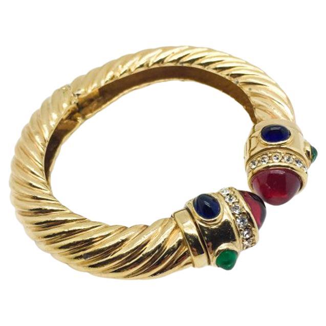 Ciner Vintage Brazalete Mogul Style Clamper Años 80