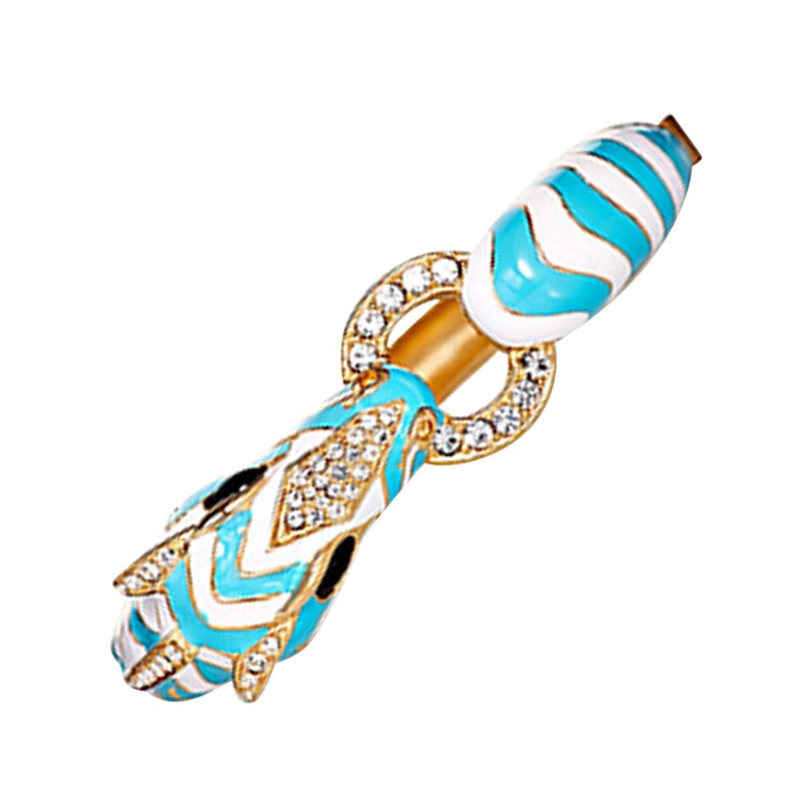 CINER Zebra Animal Bracelet in Turquoise