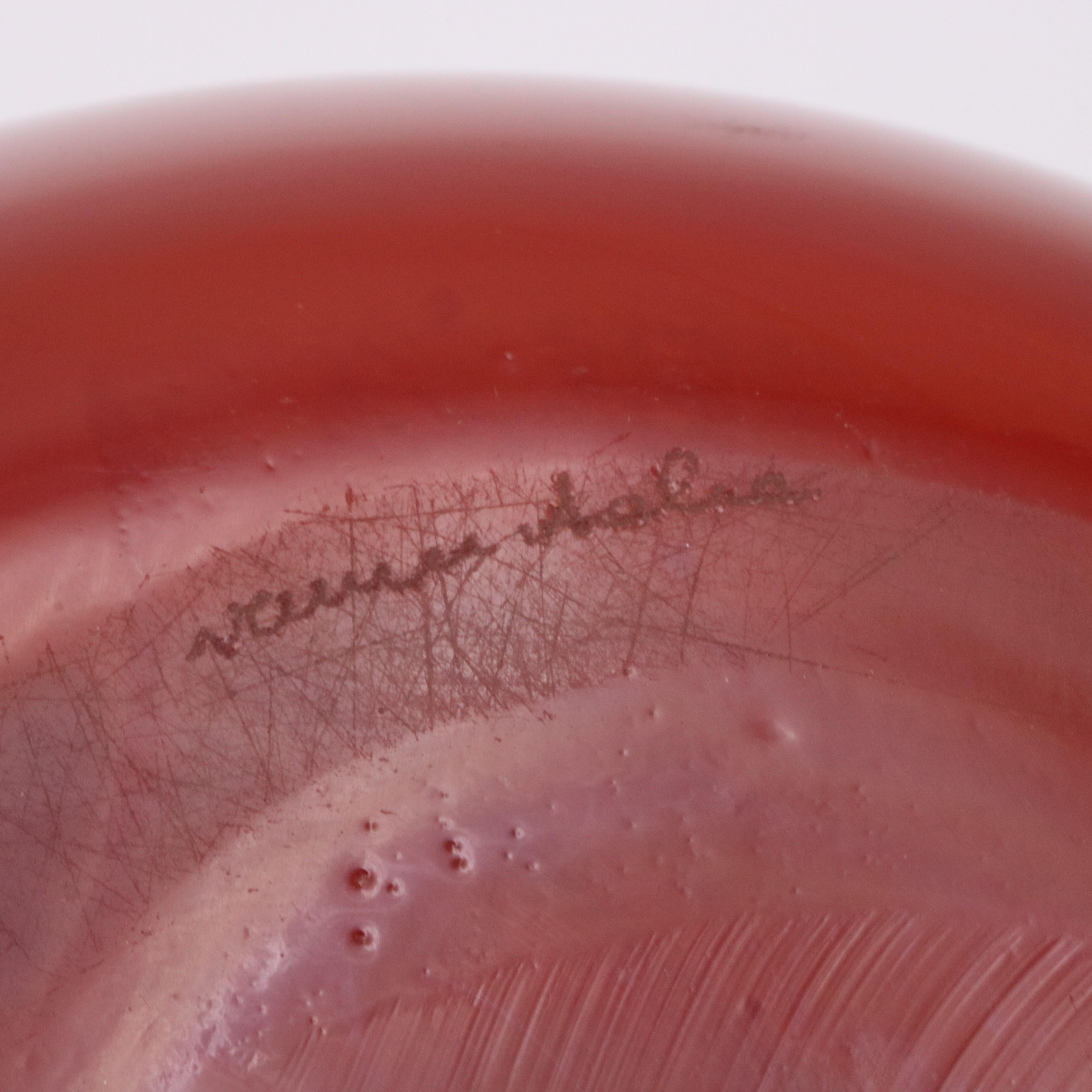 Vaso 'Cinese' in vetro artistico di Murano di Venini, Italia, circa 1960 In condizioni buone in vendita a New York, NY