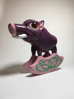 Escultura de cerámica Cinghialondolo de Massimo Giacon para Superego Editions, Italia