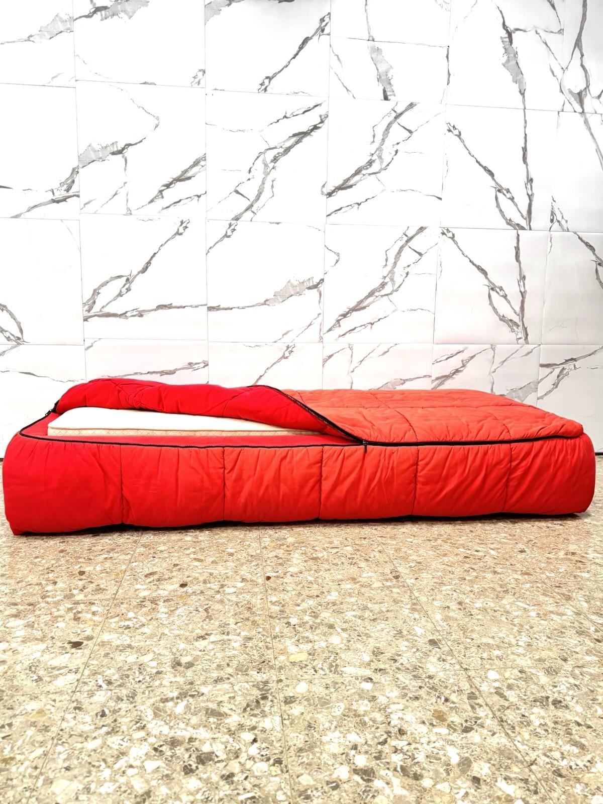 Space Age Cini Boeri Arflex Strips Letto Singolo Design 1972 Vintage Modernariato in vendita