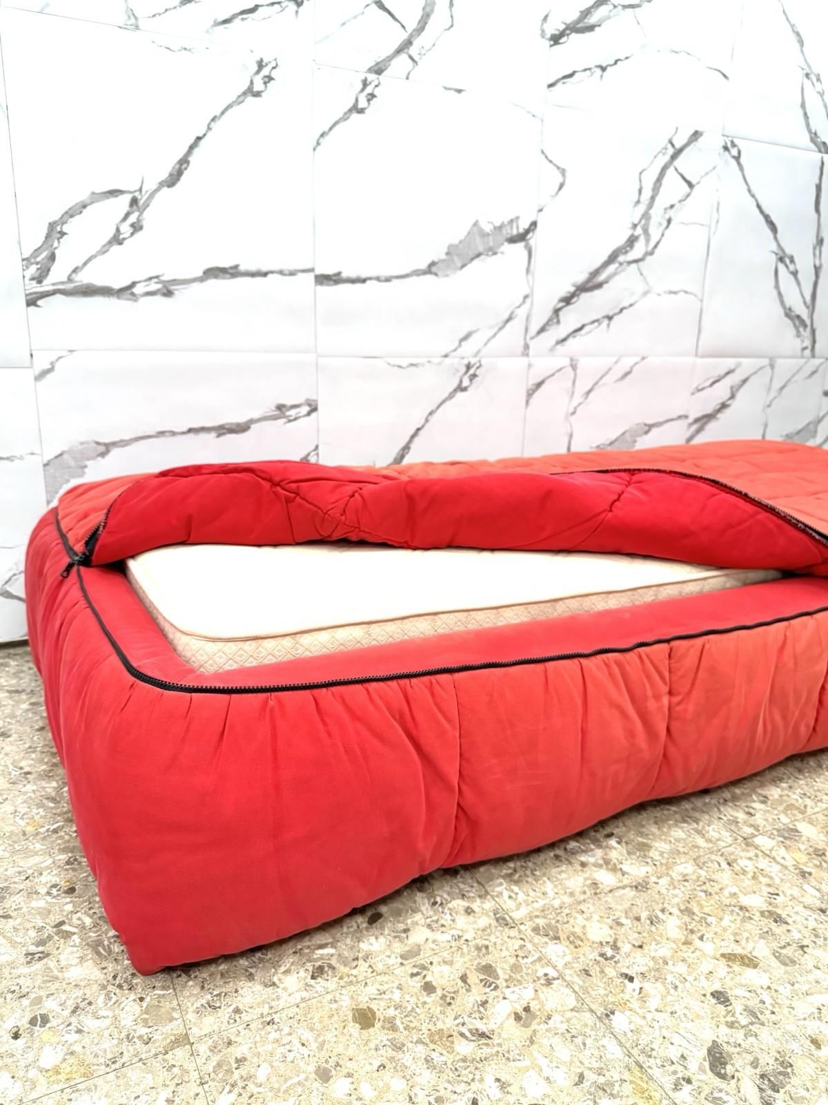 Italian Cini Boeri Arflex Strips Letto Singolo Design 1972 Vintage Modernariato in vendita