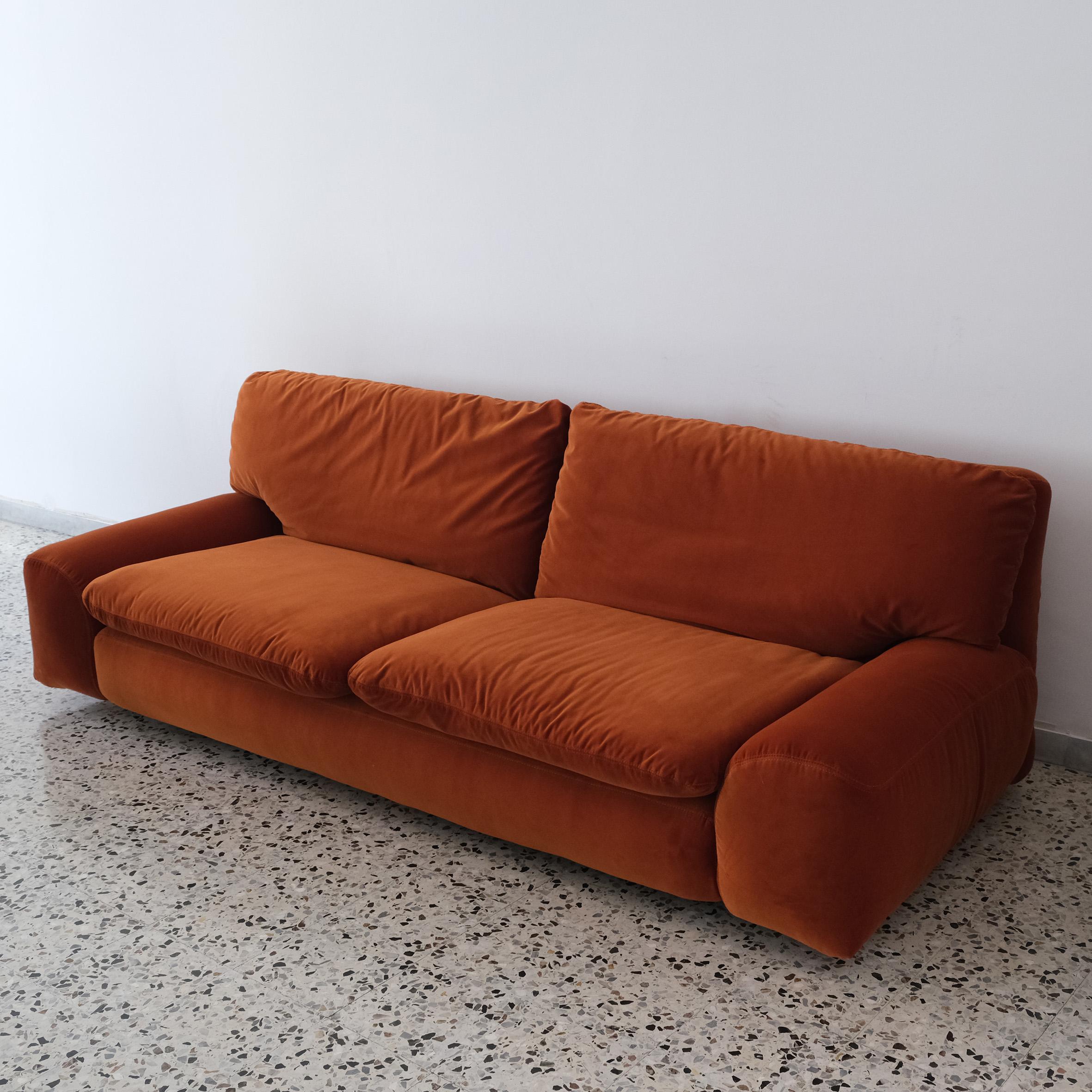 Italian Cini Boeri, Bengodi, A Pair of Sofas, Arflex, 1974