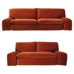 Cini Boeri, Bengodi, A Pair of Sofas, Arflex, 1974