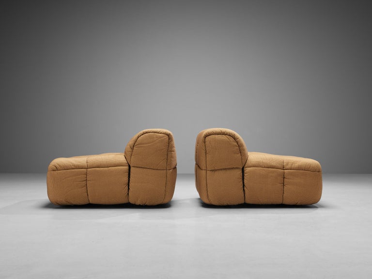 Cini Boeri for Arflex Modular 'Strips' Pair of Two-Seater Elements For Sale 4