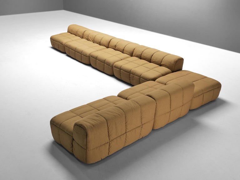 Late 20th Century Cini Boeri for Arflex Modular 'Strips' Sofa For Sale