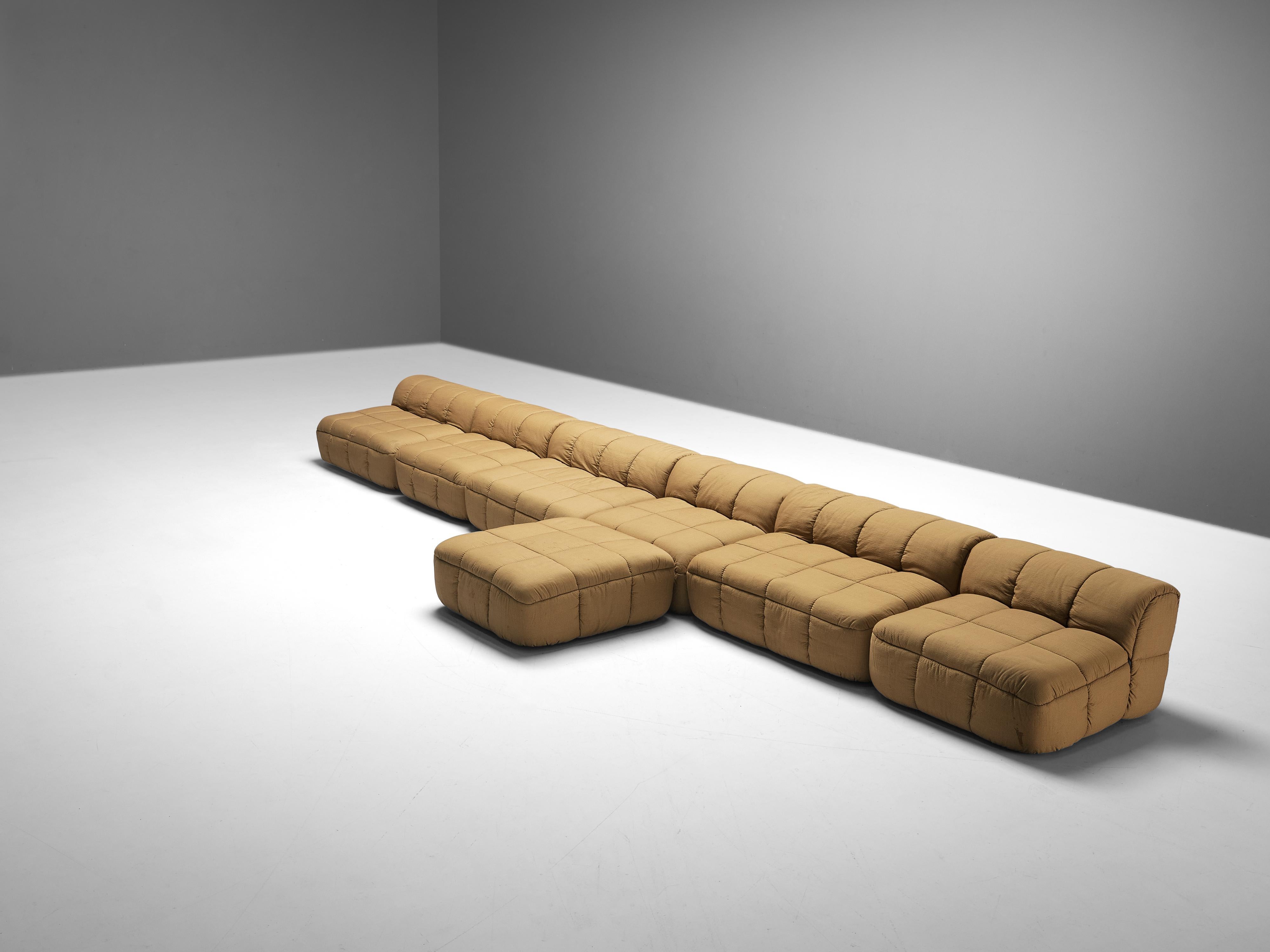 Mid-Century Modern Cini Boeri for Arflex Modular 'Strips' Sofa For Sale