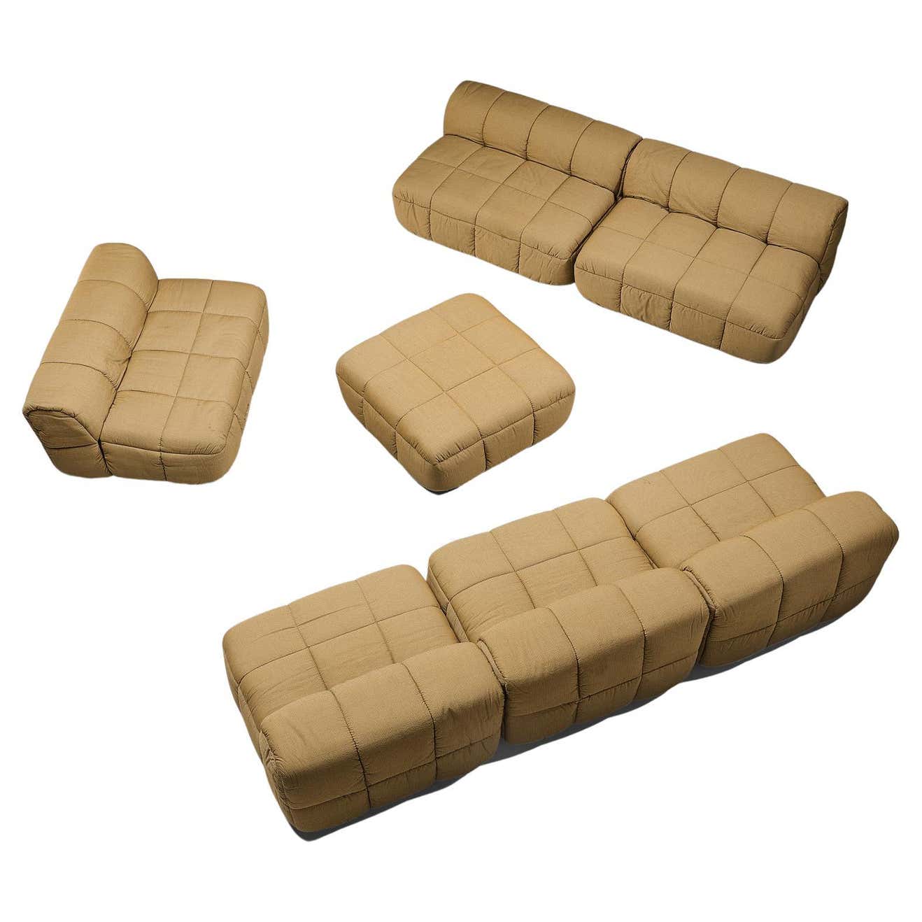Cini Boeri for Arflex Modular 'Strips' Sofa For Sale at 1stDibs
