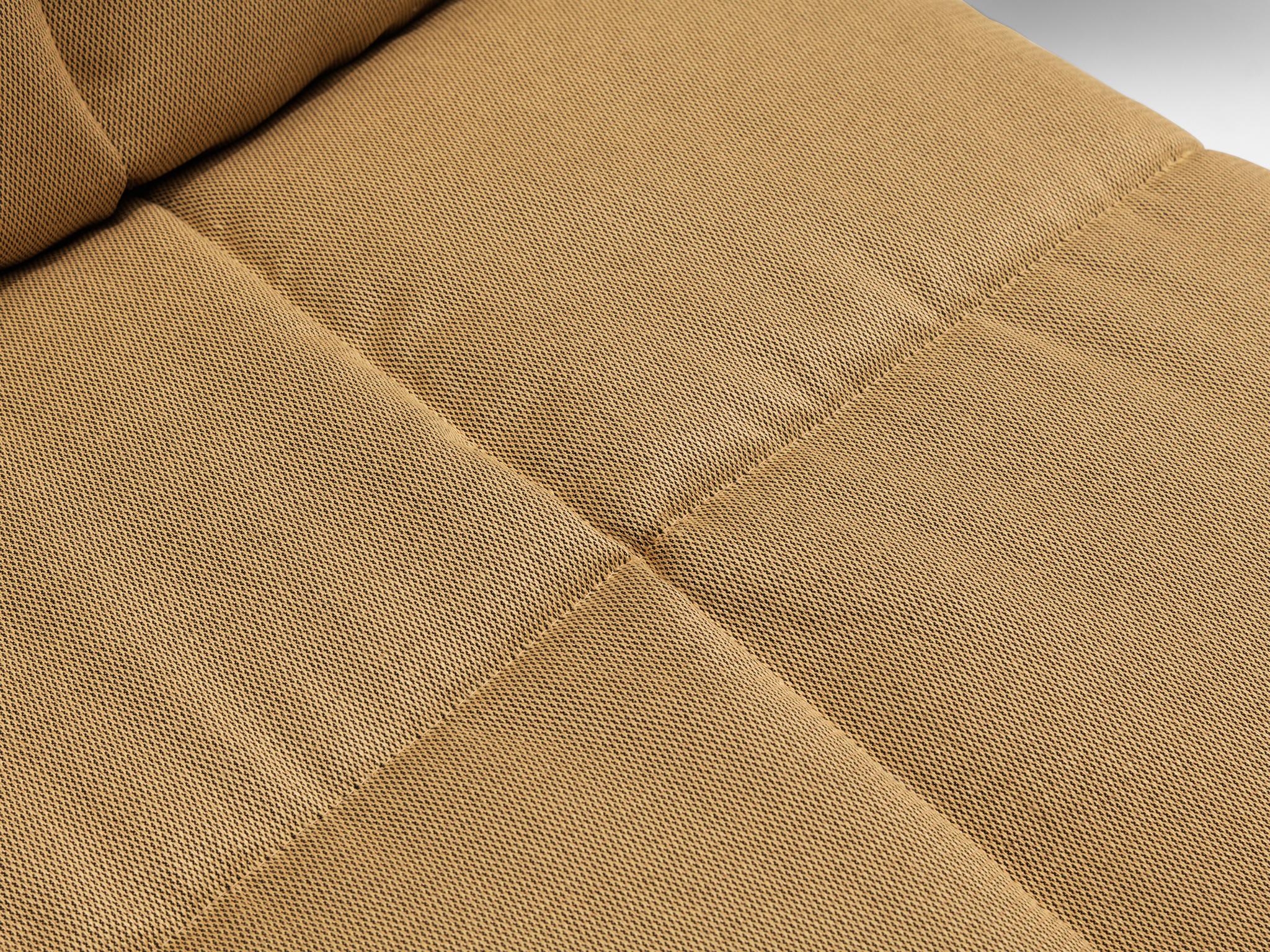 Mid-20th Century Cini Boeri for Arflex 'Strips' Two-Seater Element in Beige Fabric For Sale