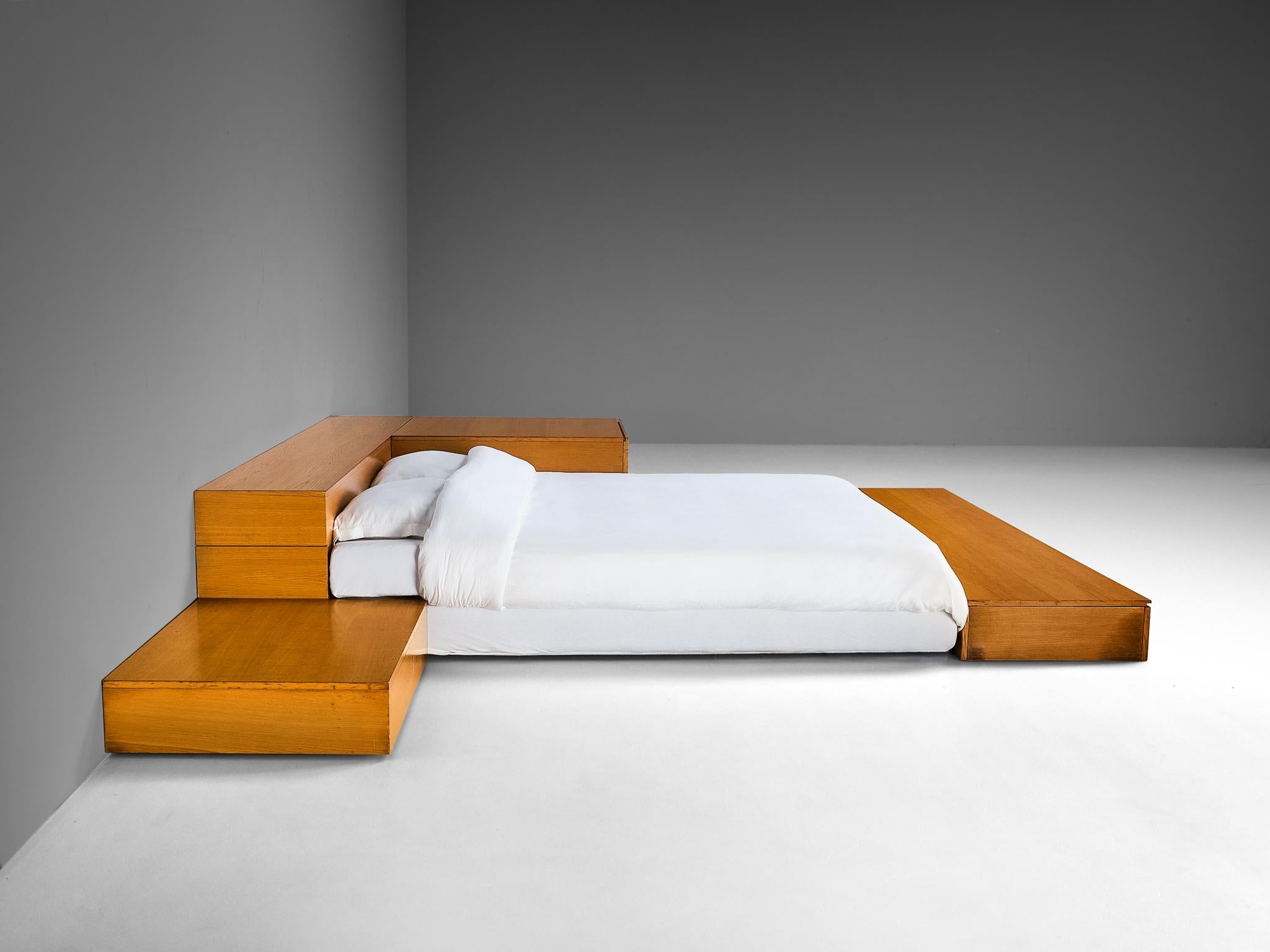 Cini Boeri for Arflex 'Tuttoletto' Bed in Oak 3