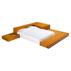 Cini Boeri for Arflex 'Tuttoletto' Bed in Oak
