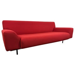 Cini Boeri for Knoll Architectural Sofa with Steel Chassis and Casters