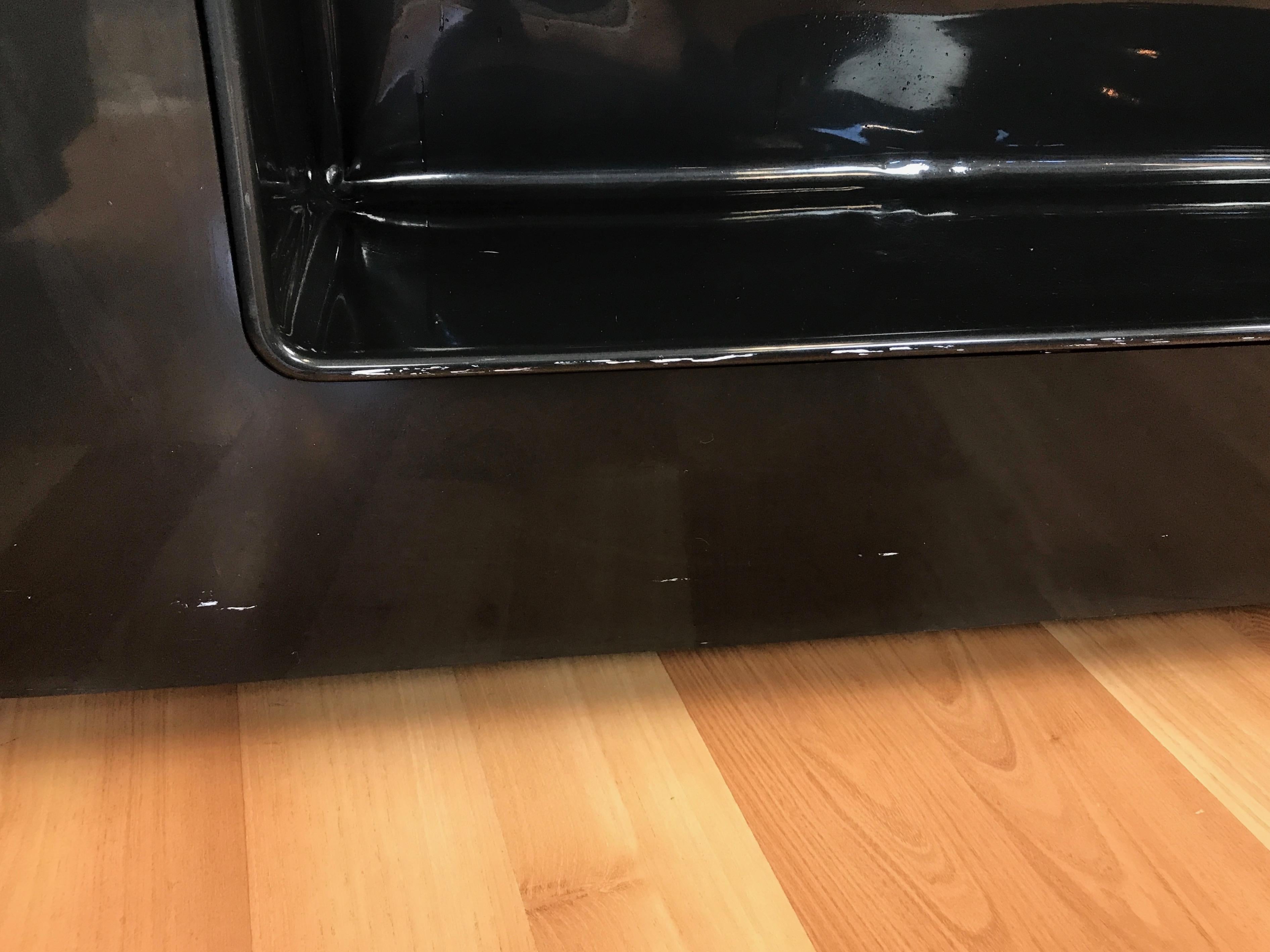 Cini Boeri for Knoll Gradual Black Leather Sofas, a Pair 13