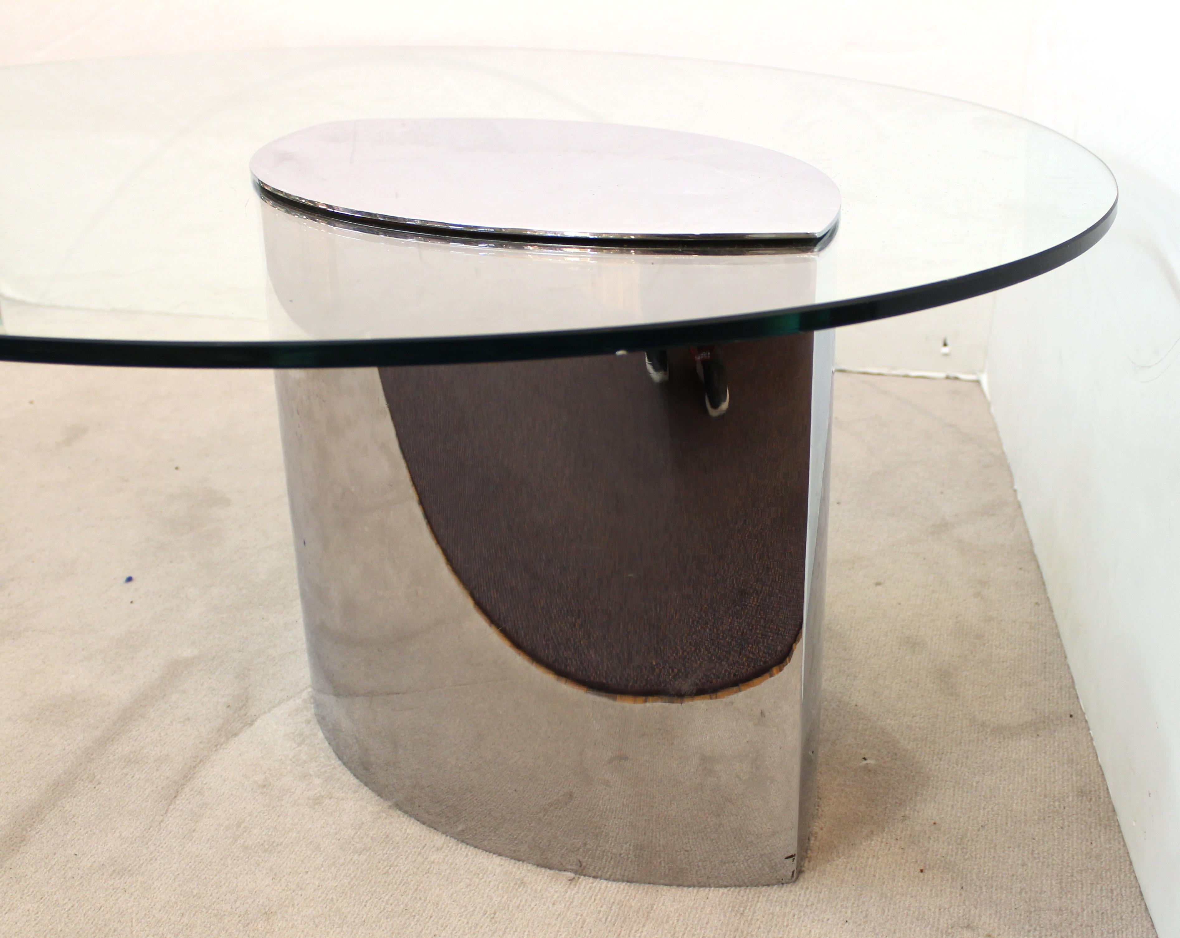 Cini Boeri for Knoll 'Lunario' Cantilevered Cocktail Table In Good Condition In Astoria, NY