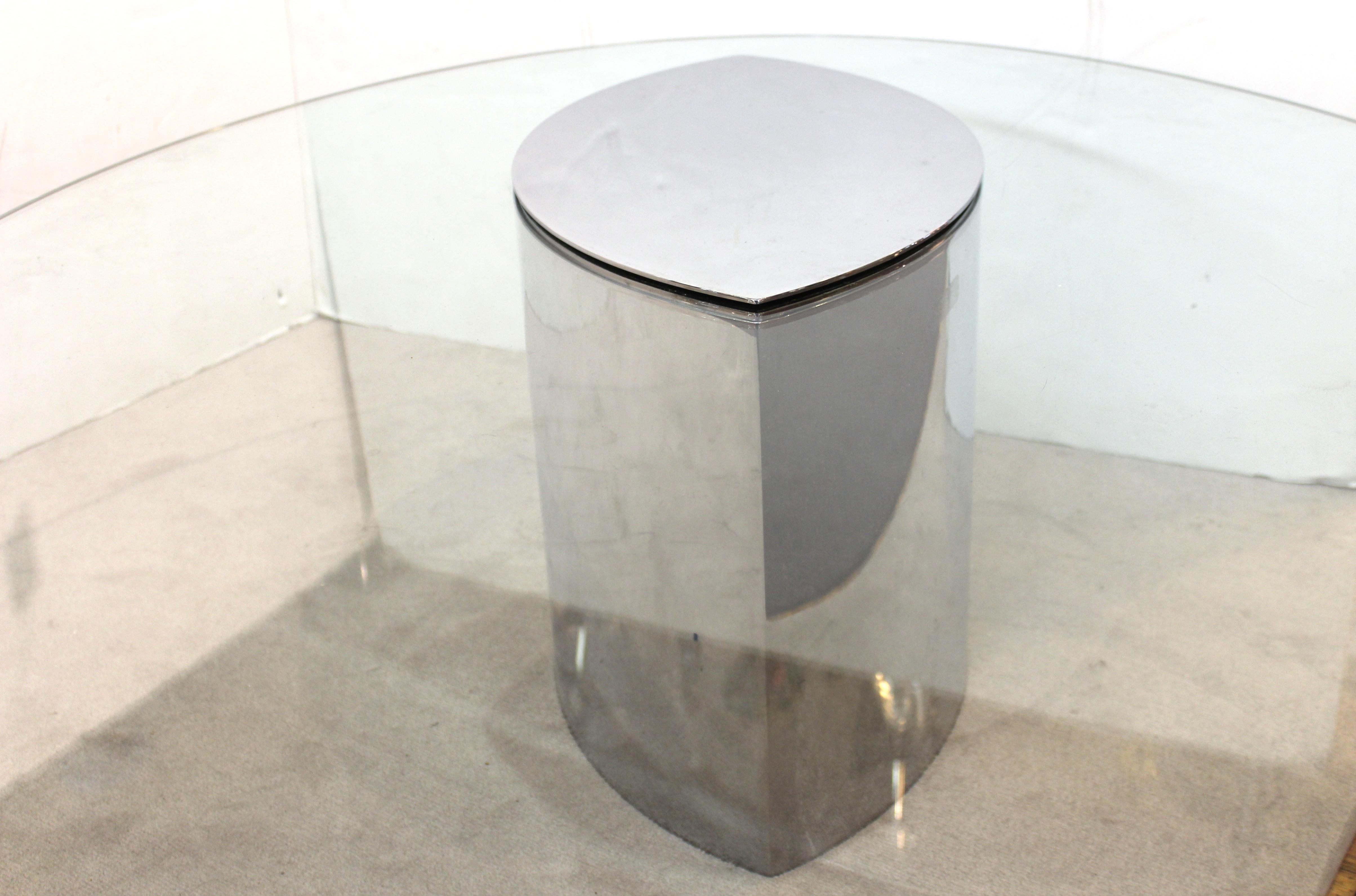 Cini Boeri for Knoll 'Lunario' Cantilevered Cocktail Table 1